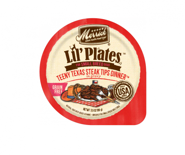 Merrick Lil Plates Teeny Texas Tips Dinner  3.5 Oz - Image 1