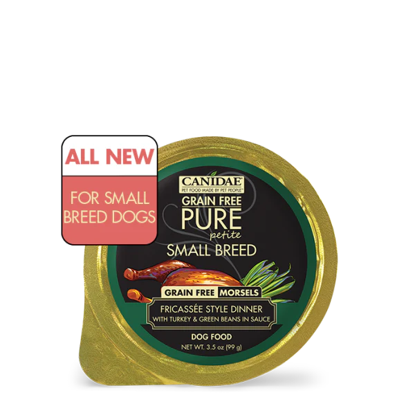 Canidae-Pure-Canidae Pure Petite Small Breed Morsel Wet Food- Turkey/green Be 3.5 Oz - Image 1