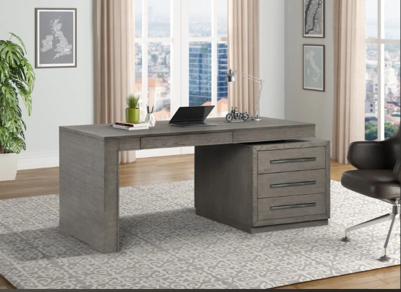 PUR#480-2 PARKER HOUSE - PURE MODERN EXECUTIVE DESK - Image 1