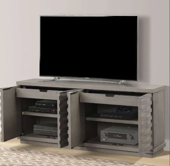 PUR#76 PARKER HOUSE - PURE MODERN 76 IN. ANGLED DOOR TV CONSOLE - Image 2