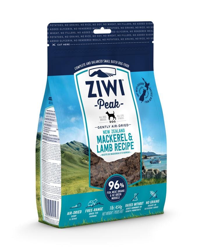 Ziwi Grain-Free Air-Dried Mackerel & Lamb Dog Food, 2.2 Lb - Image 1