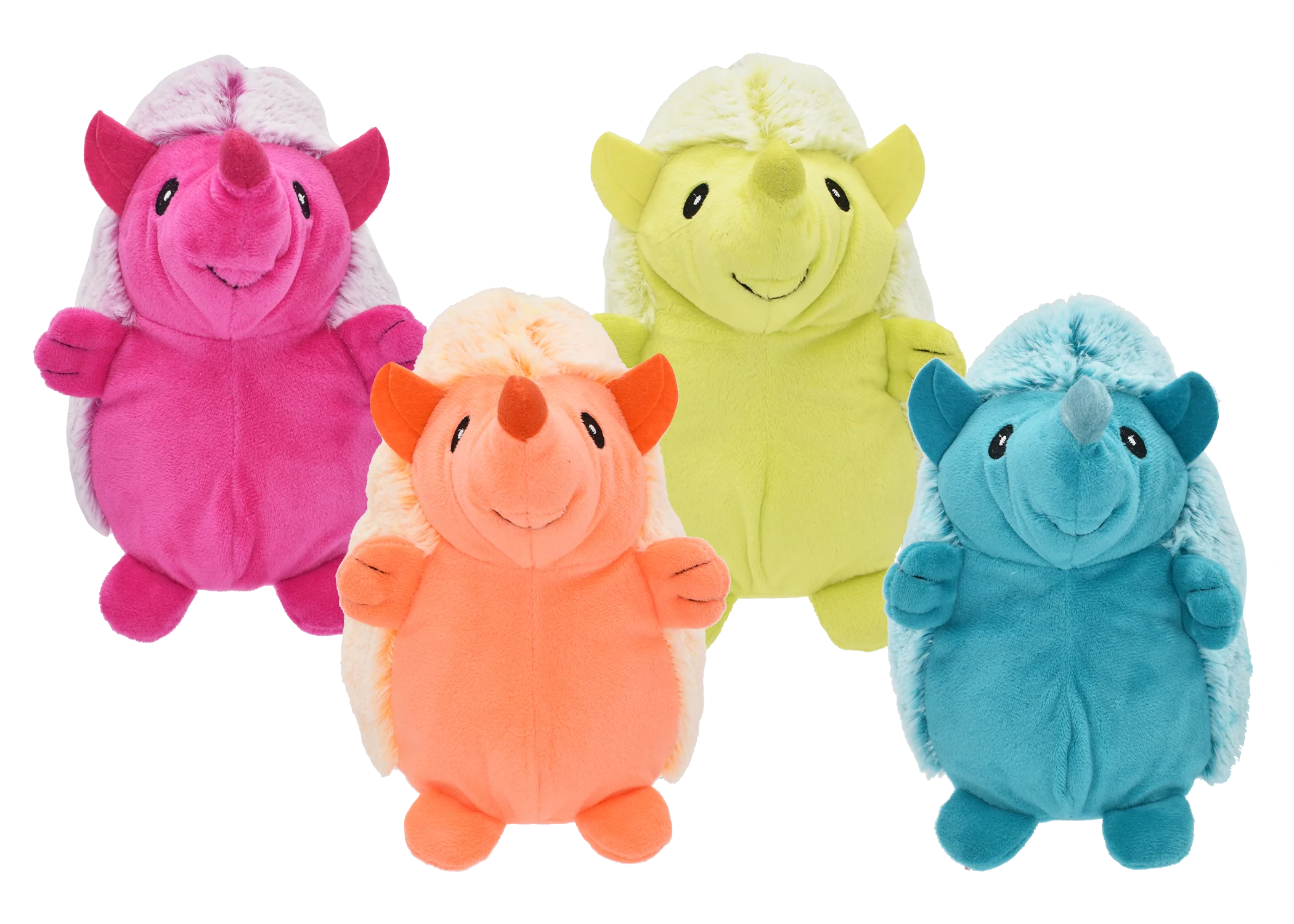 Multipet Plush Dog Toy Hedgehogs 8in Assorted - Image 1