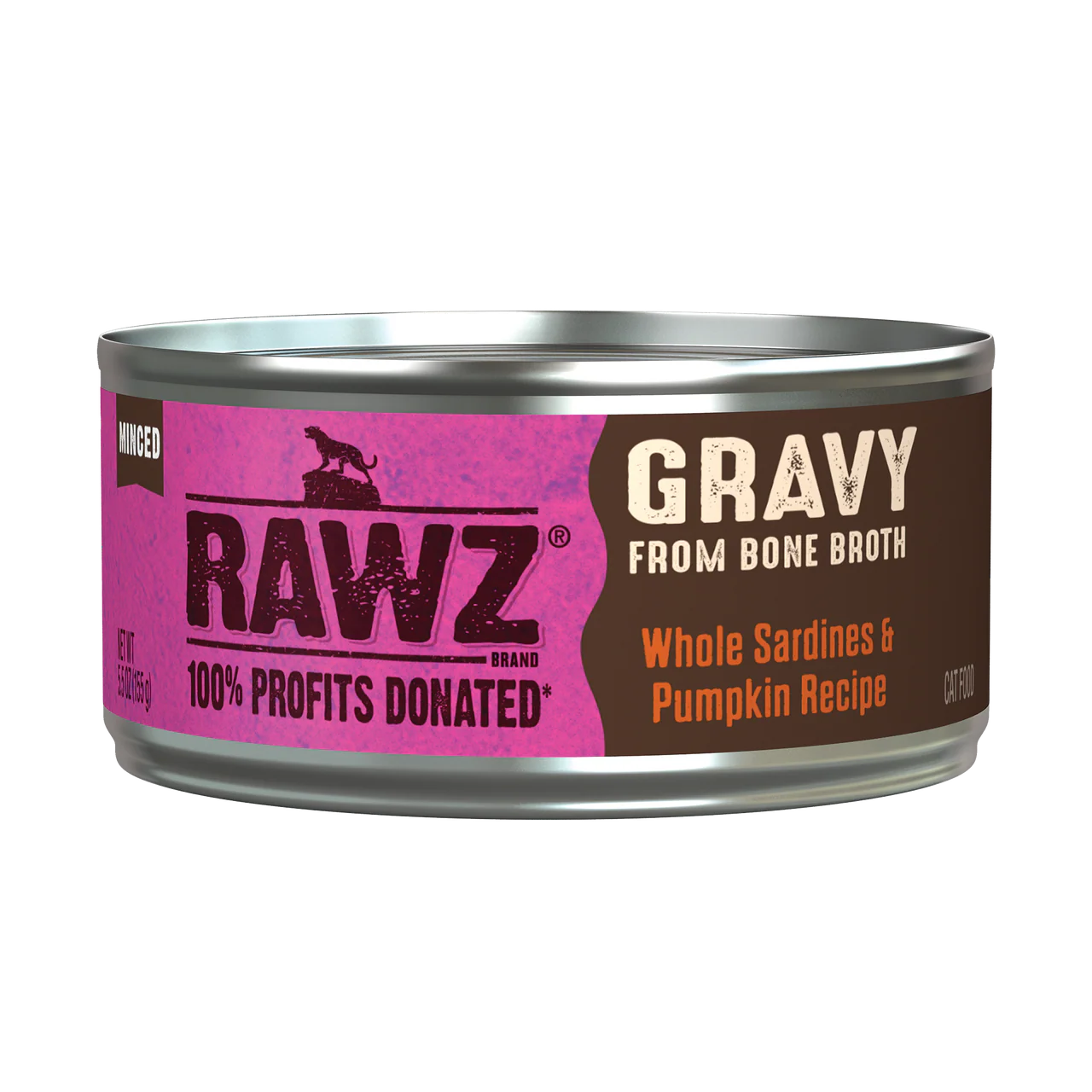 Rawz Sardine & Pumpkin Gravy Cat Canned 5.5oz - Image 1