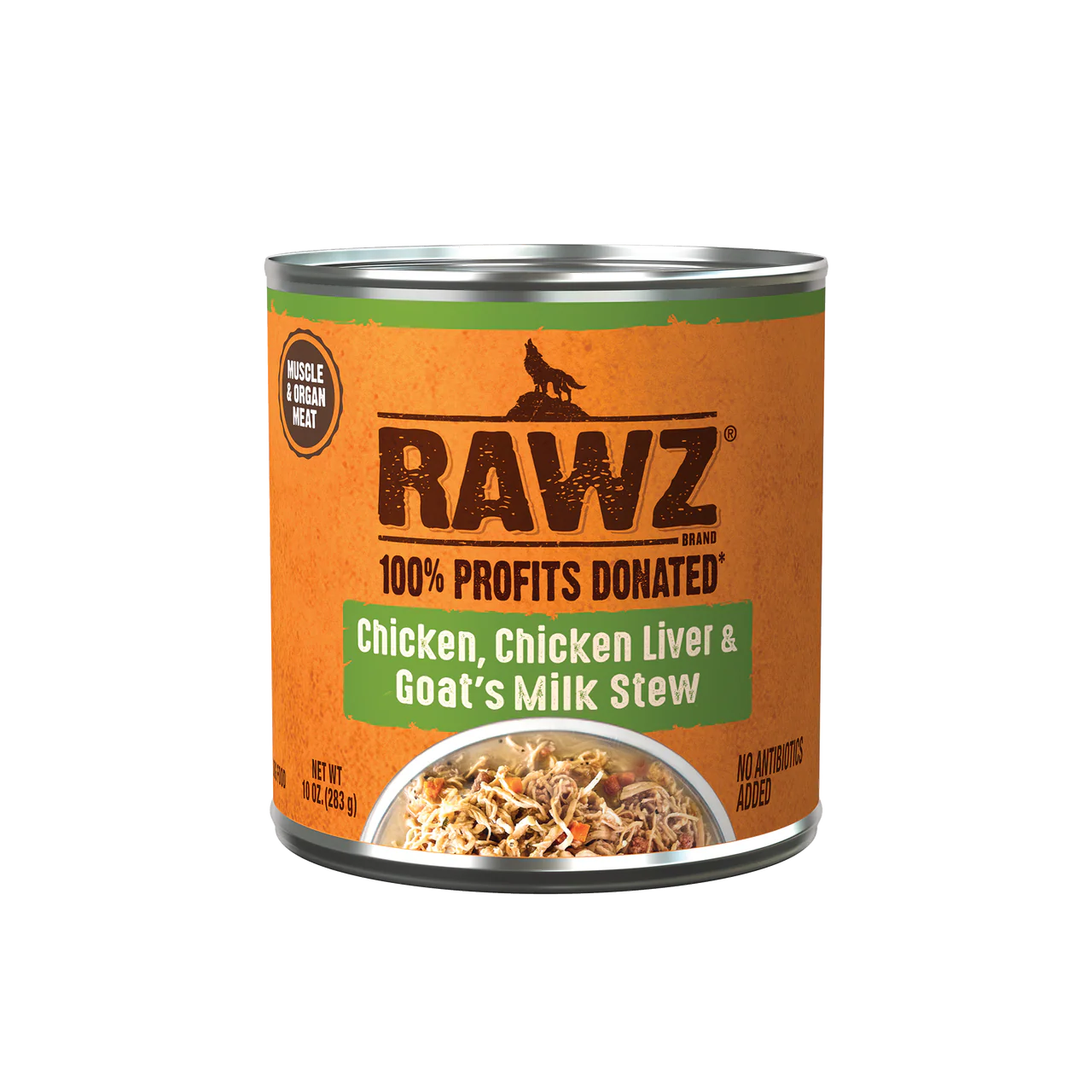Rawz Chicken,Chicken Liver & Goat’s Milk Stew Dog Food 10oz - Image 1