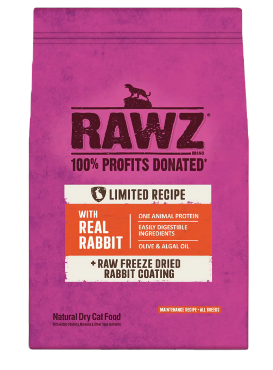 Rawz Limited Ingredient Rabbit Cat Food 7.8lb - Image 1