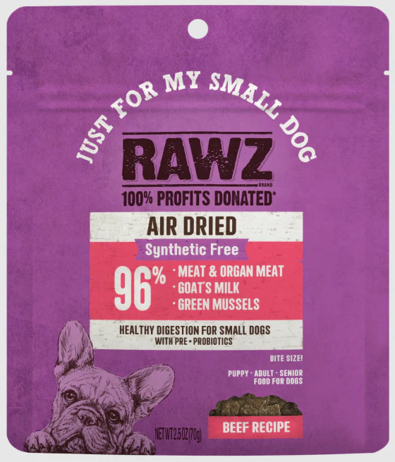 Rawz Air Dried "Just for My Small Dog" Beef Recipe 2.5oz - Image 1