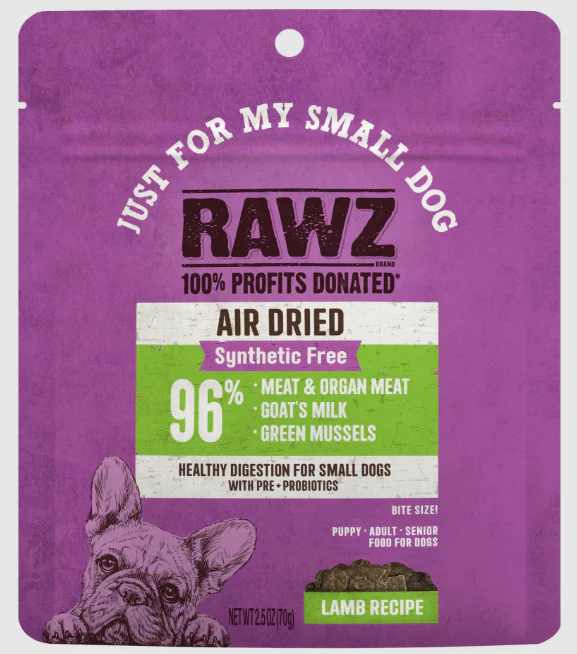 Rawz Air Dried "Just for My Small Dog" Lamb Recipe 2.5oz - Image 1