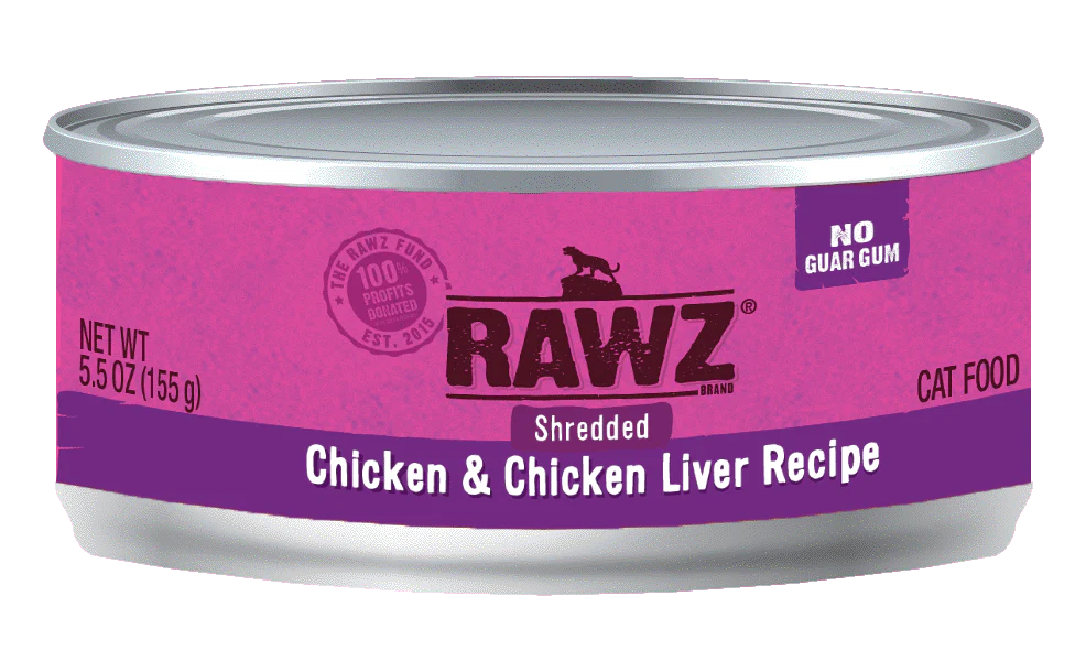 Rawz Shreds Cat Food   3oz Chicken and Liver - Image 1