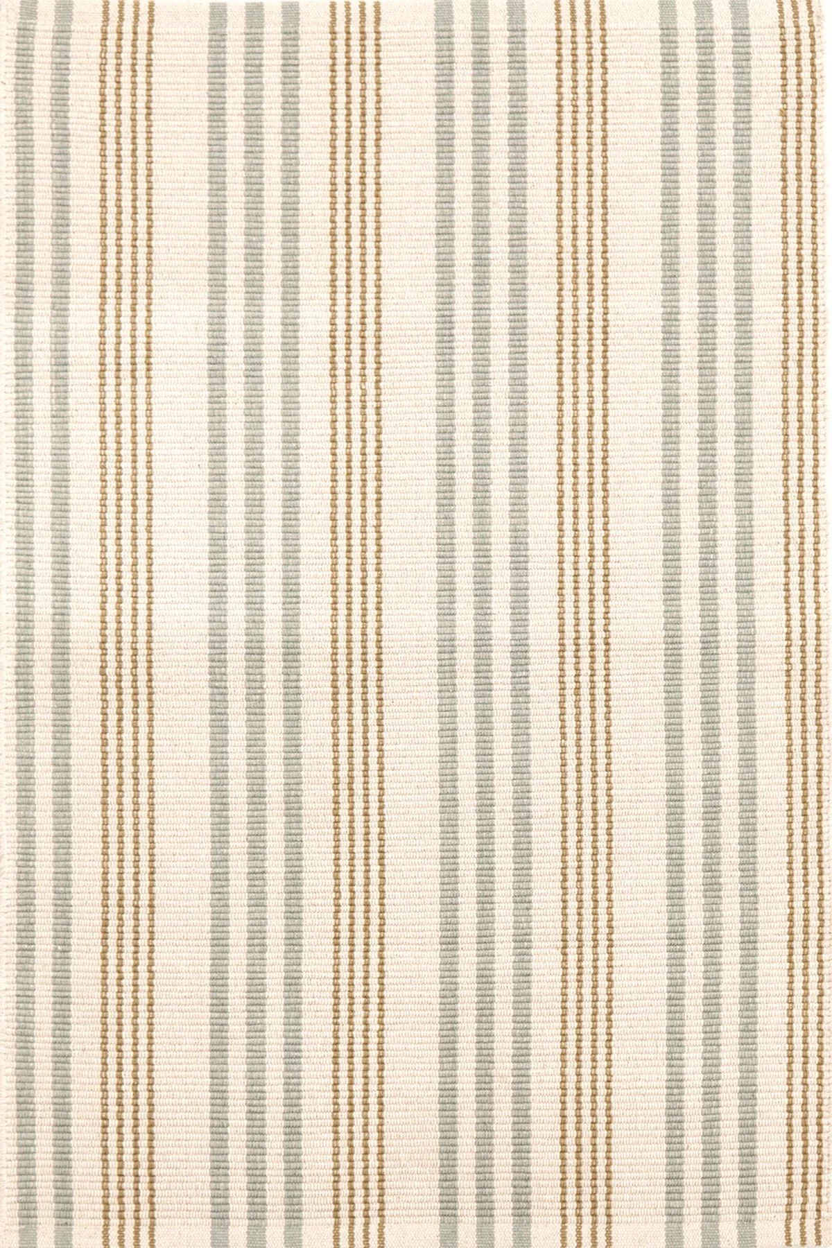 Olive Branch Handwoven Cotton Rug - Image 1