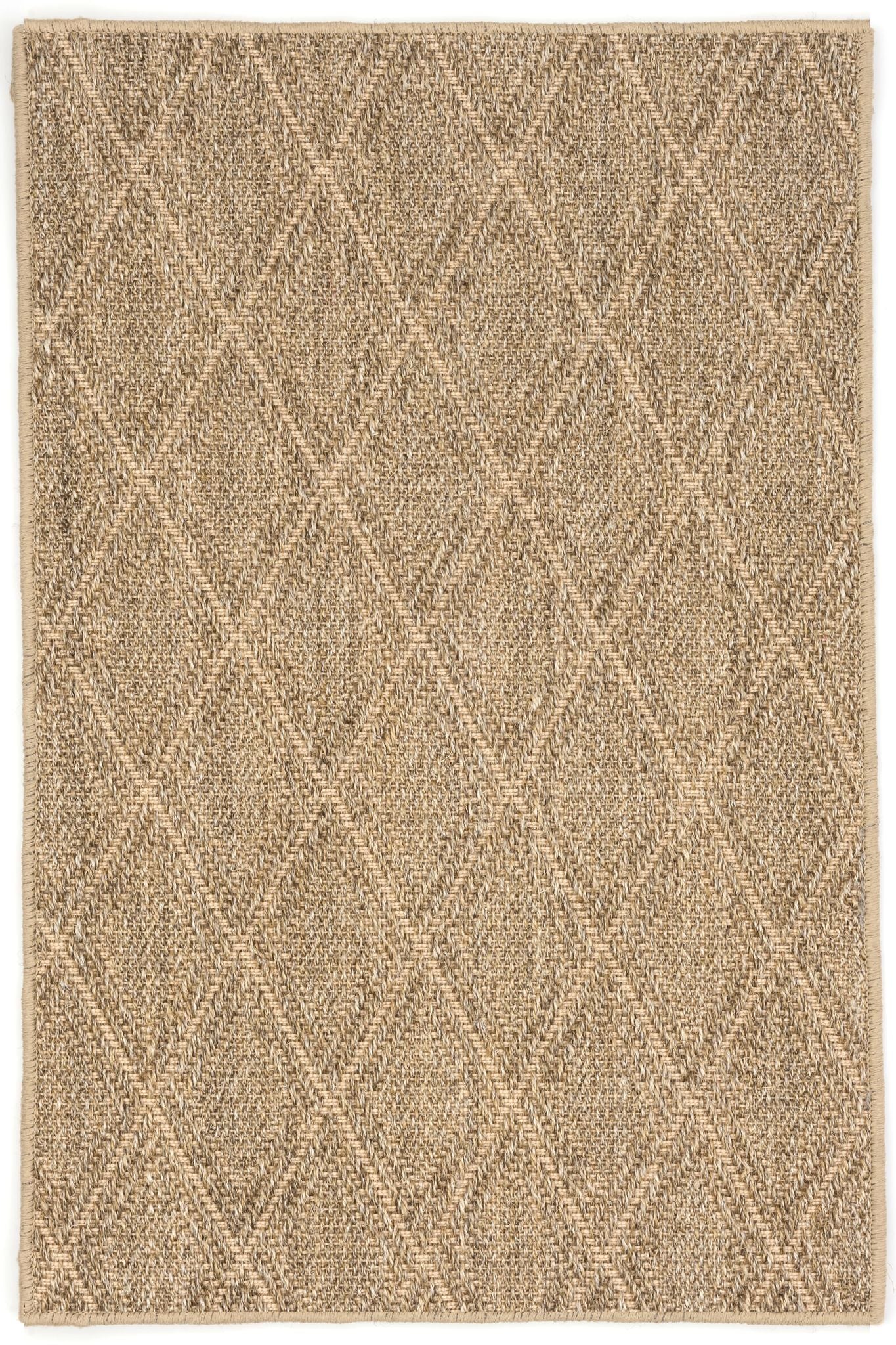 Diamond Natural Woven Sisal Rug - Image 1