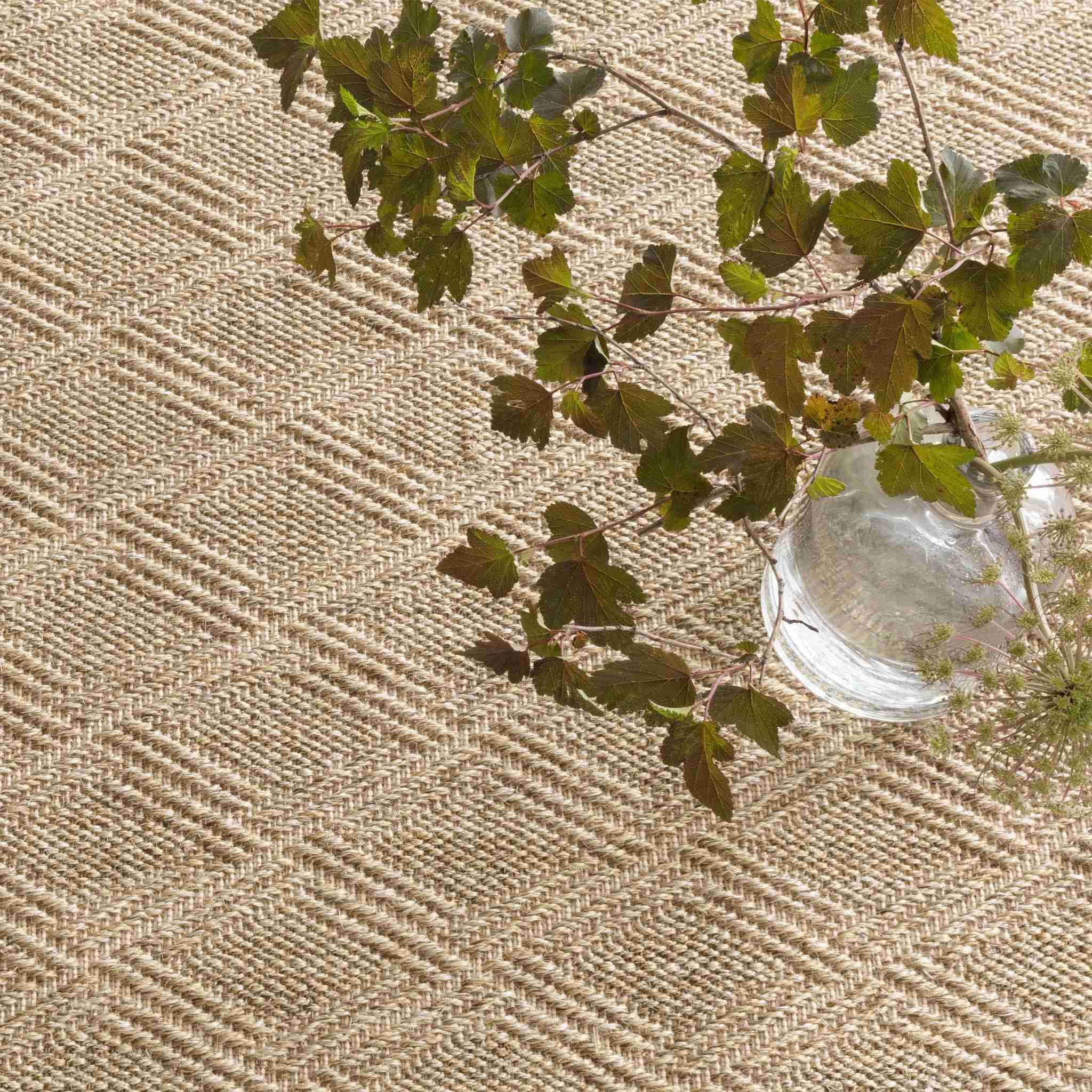 Diamond Natural Woven Sisal Rug - Image 2
