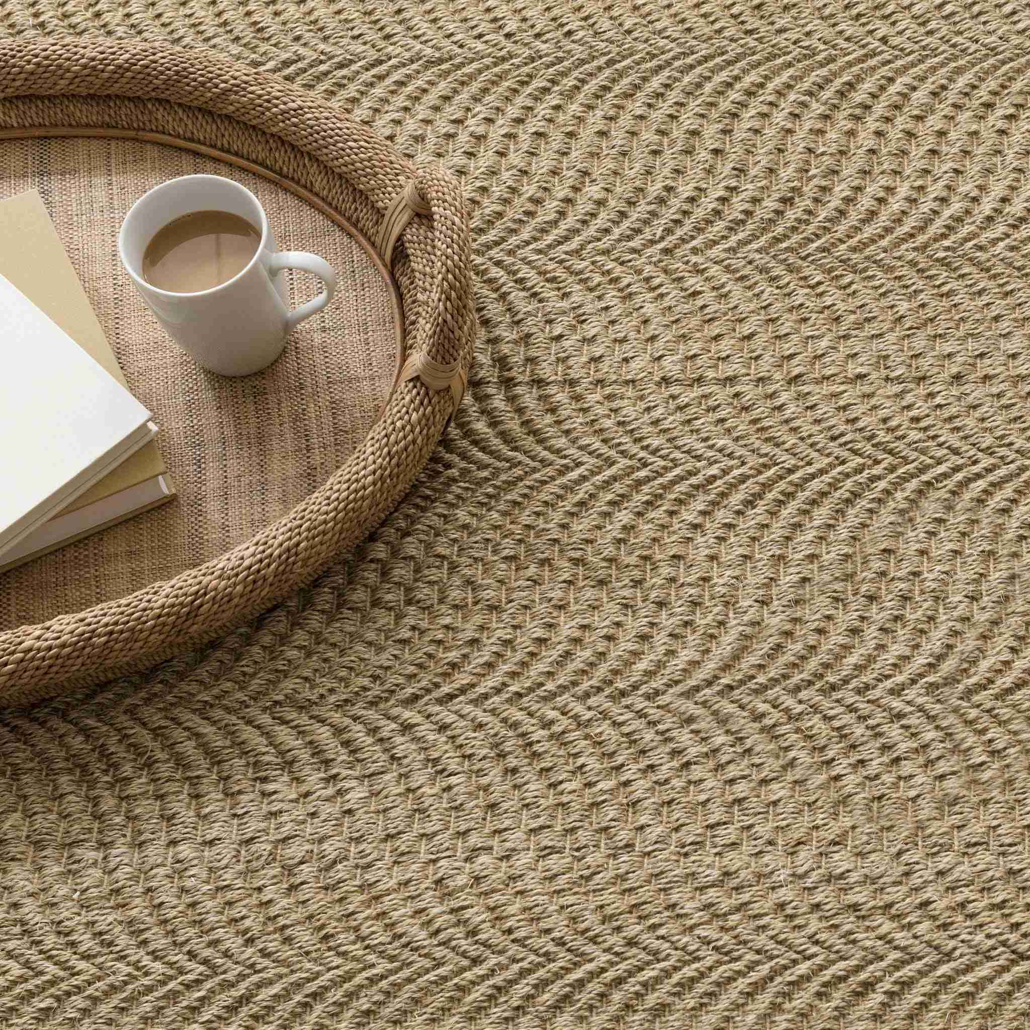 Wave Natural Woven Sisal Rug - Image 2