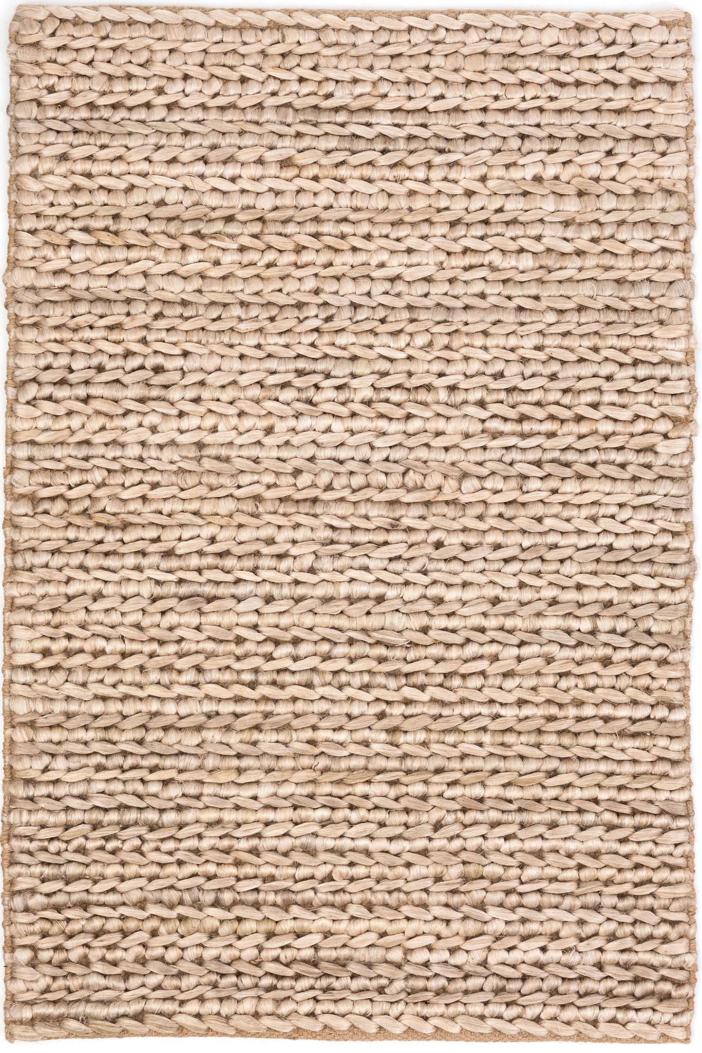 Jute Handwoven Bleached Oak Rug - Image 1