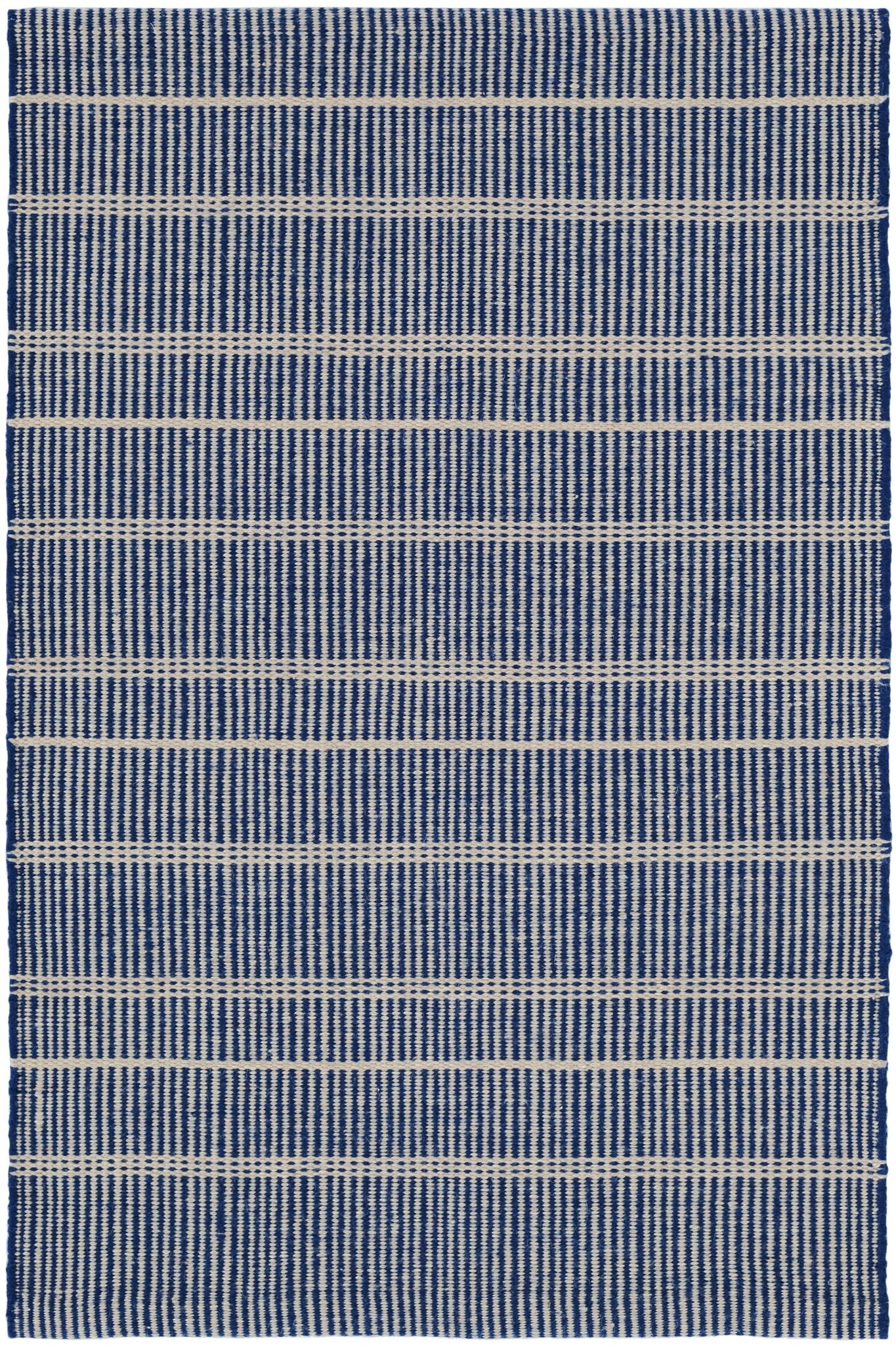 Samson Navy Handwoven Indoor/Outdoor Rug - Image 1