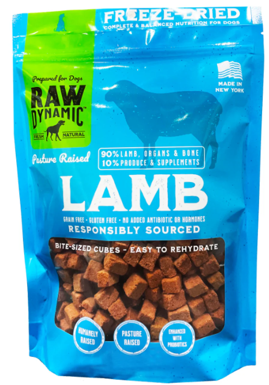 Raw Dynamic Freeze Dried Dog Treat Lamb 1.5oz - Image 1
