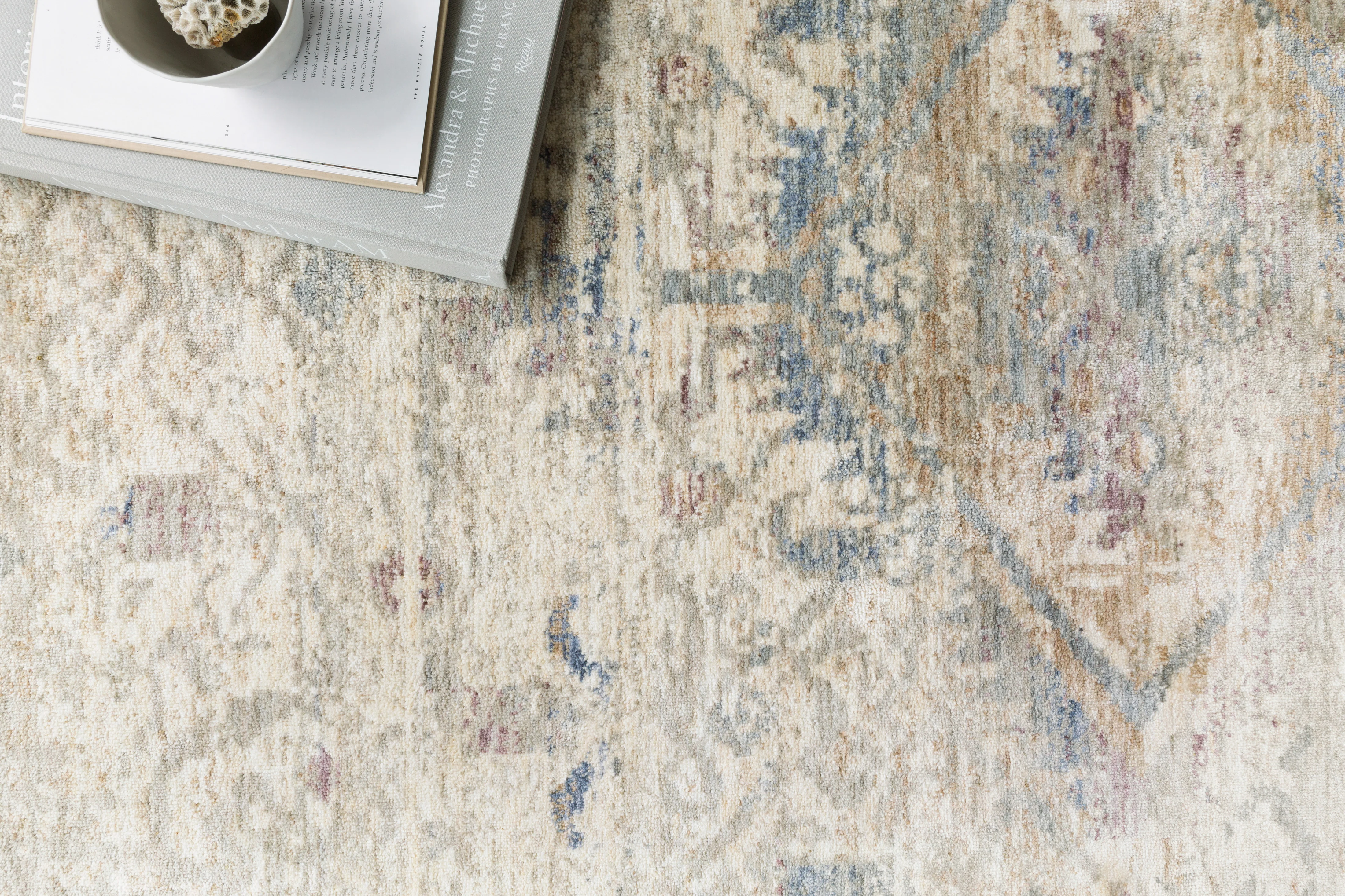 Revere Ivory / Blue Rug - Image 3