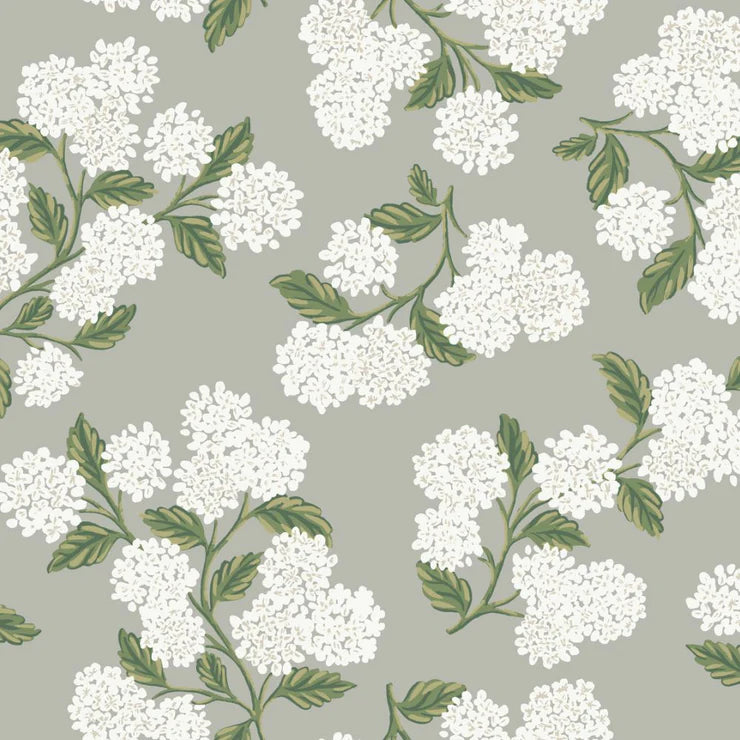 Hydrangea Dreaming Wallpaper, Grey - Image 2