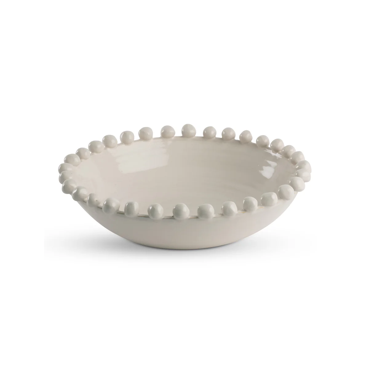 Riley Ceramic Bowl, White