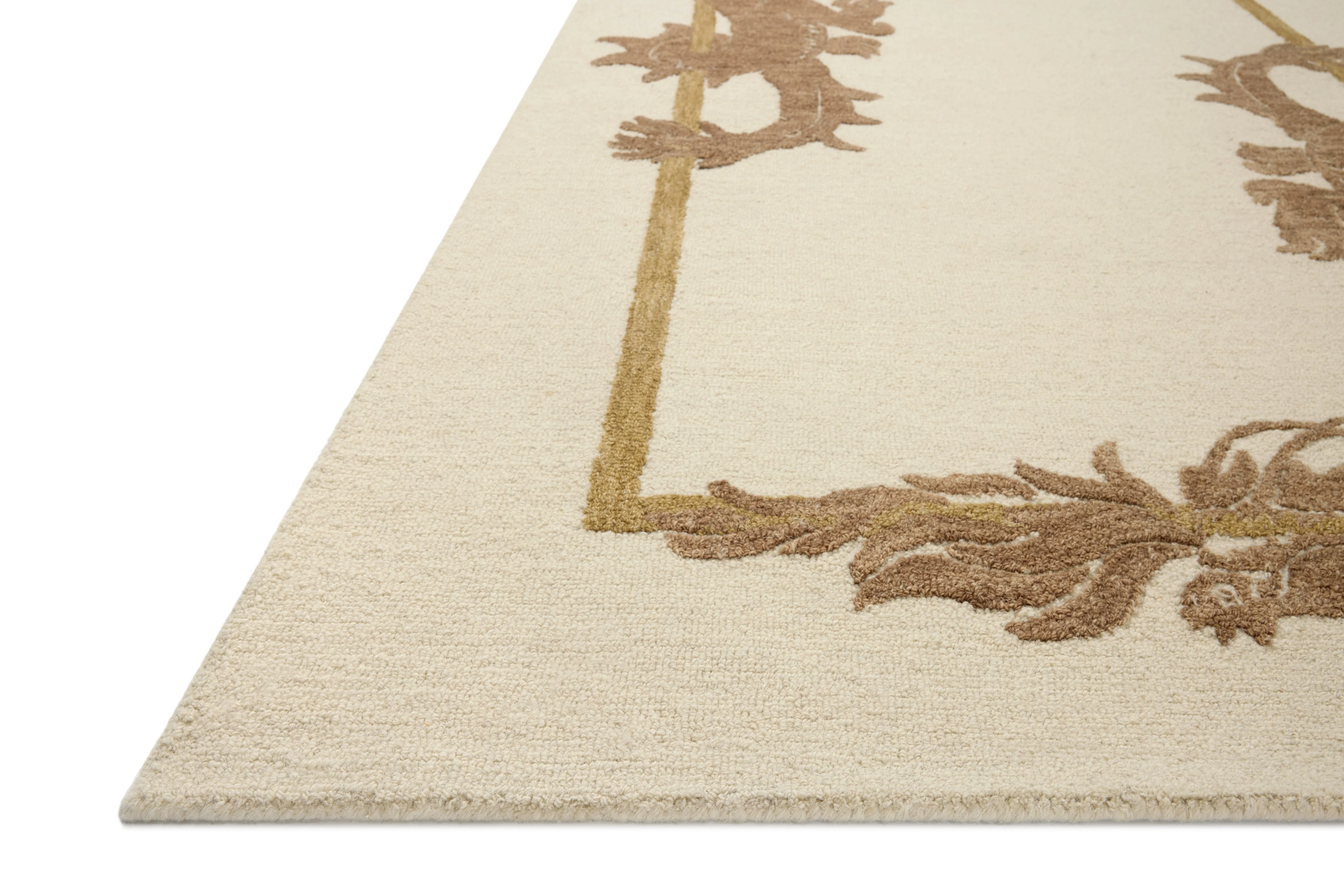 Brigette Romanek x Loloi Romi Ivory / Spice Rug - Image 2
