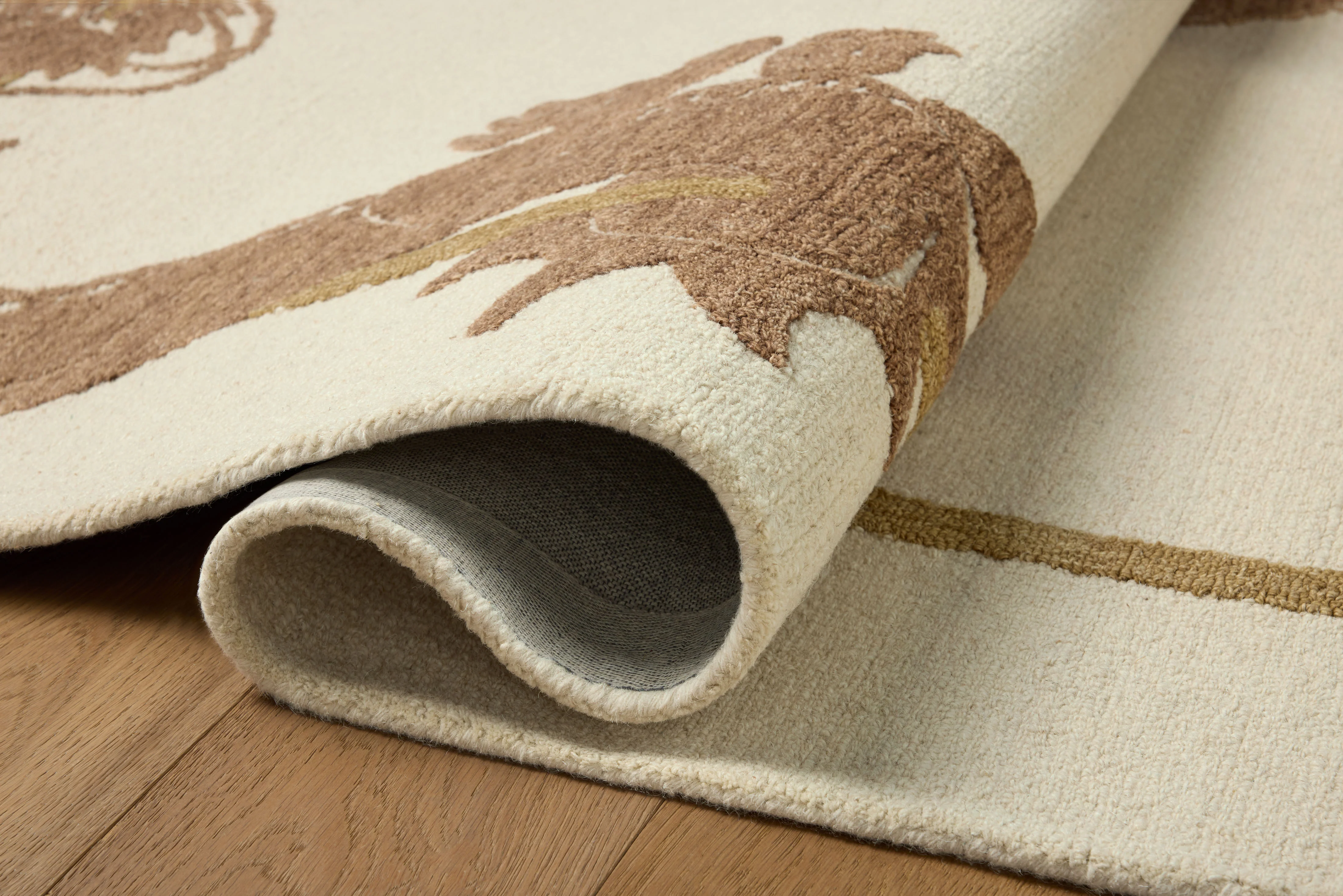 Brigette Romanek x Loloi Romi Ivory / Spice Rug - Image 3