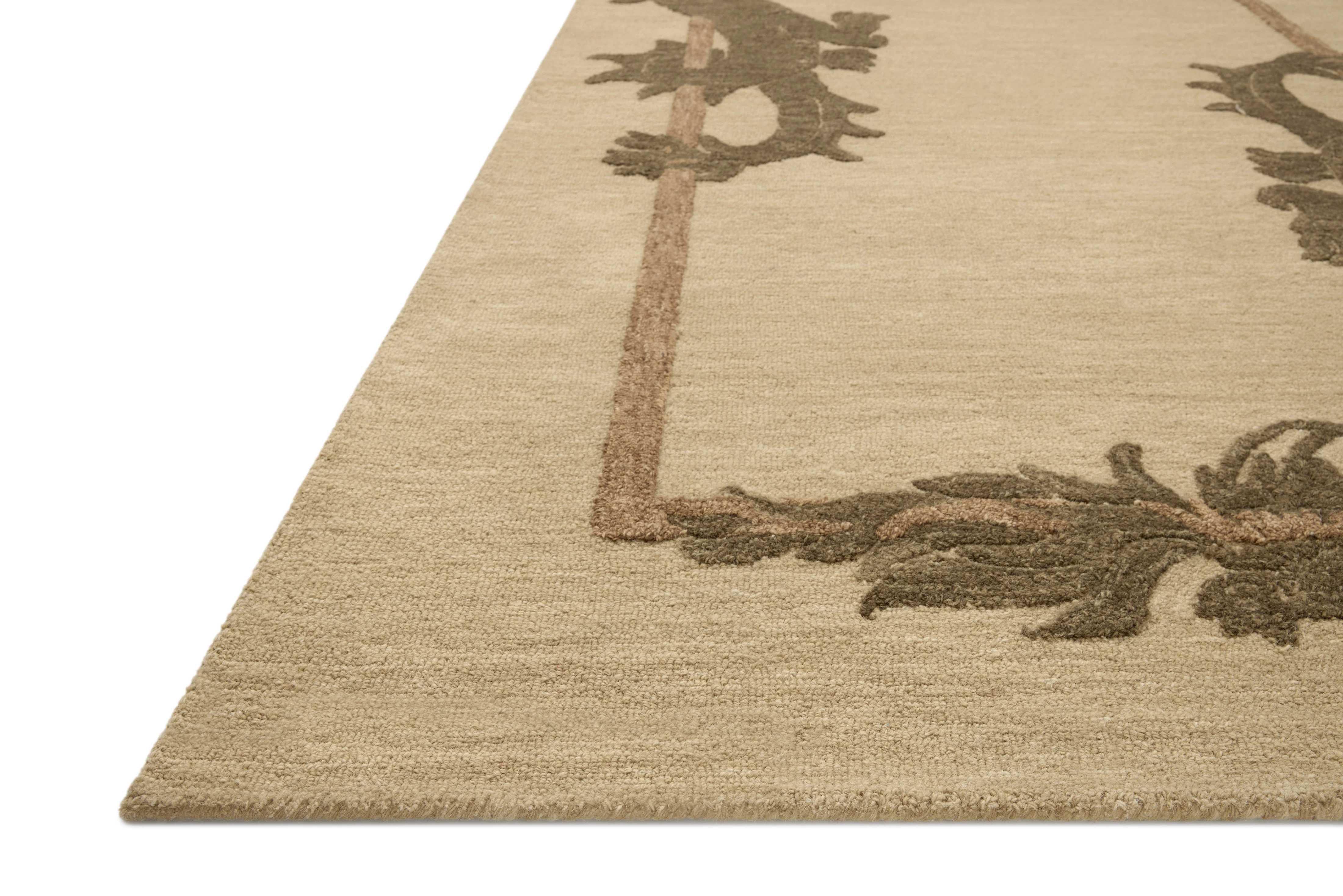 Brigette Romanek x Loloi Romi Natural / Olive Rug - Image 2