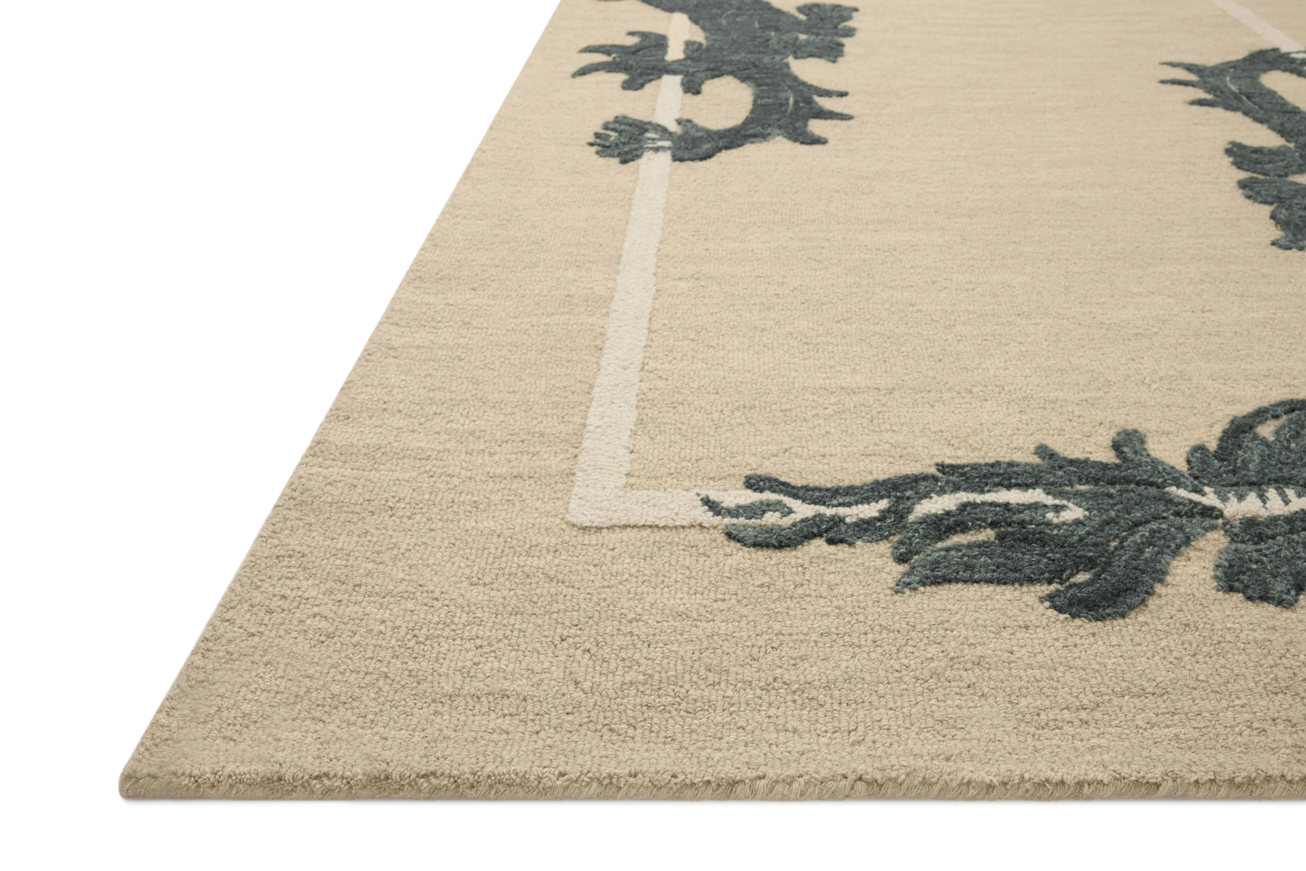 Brigette Romanek x Loloi Romi Oatmeal / Midnight Rug - Image 2