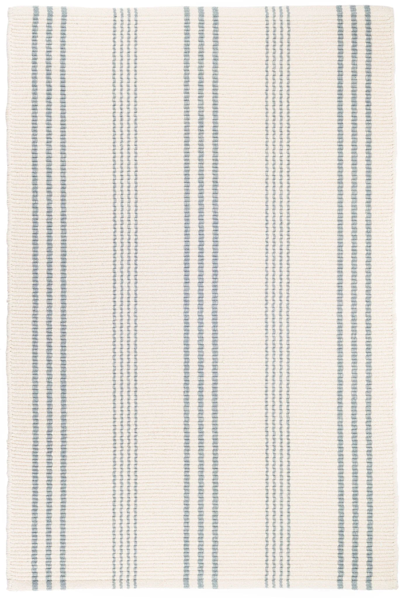 Swedish Stripe Handwoven Cotton Rug - Image 1