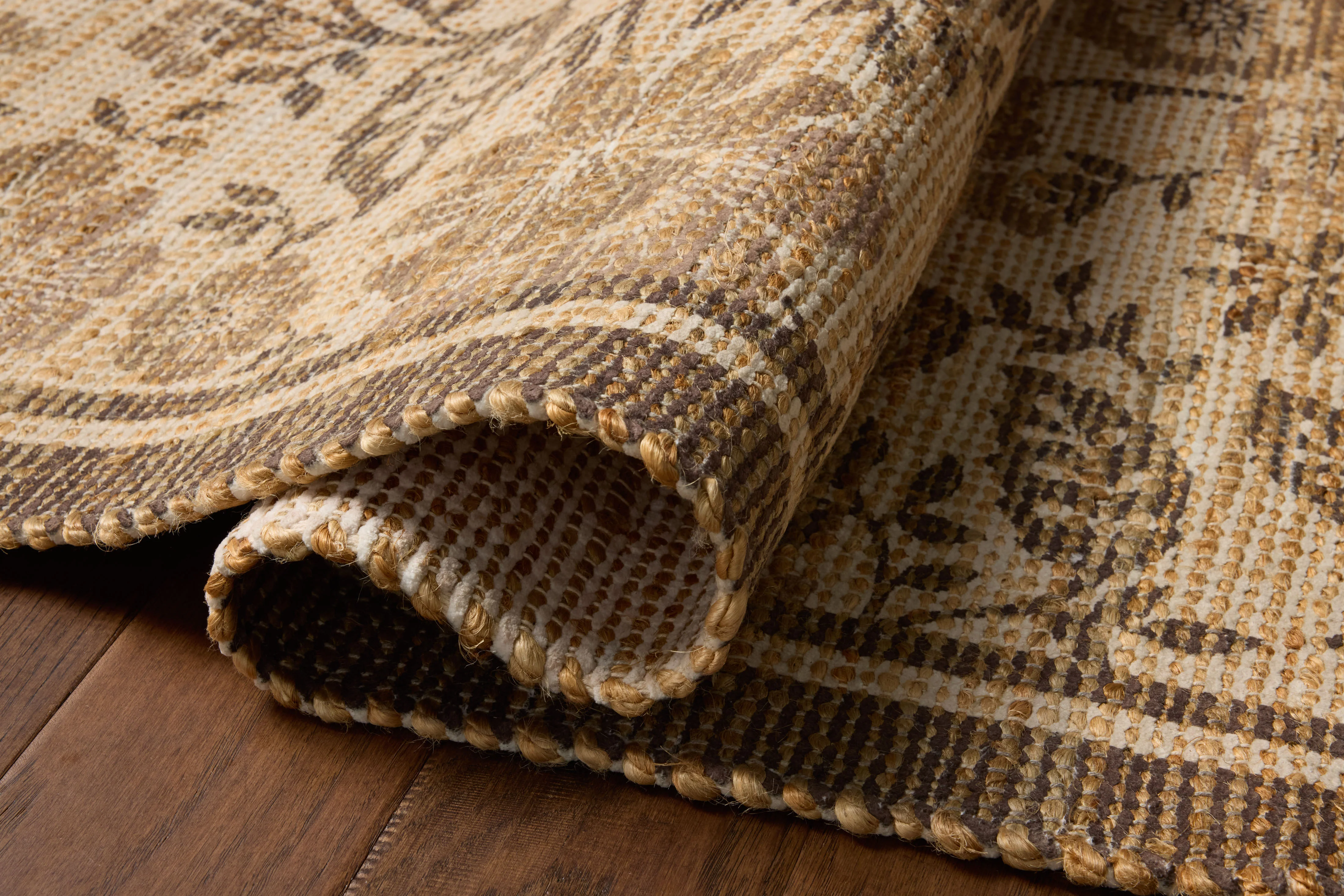 Chris Loves Julia x Loloi Rue Bark / Mocha Rug - Image 3