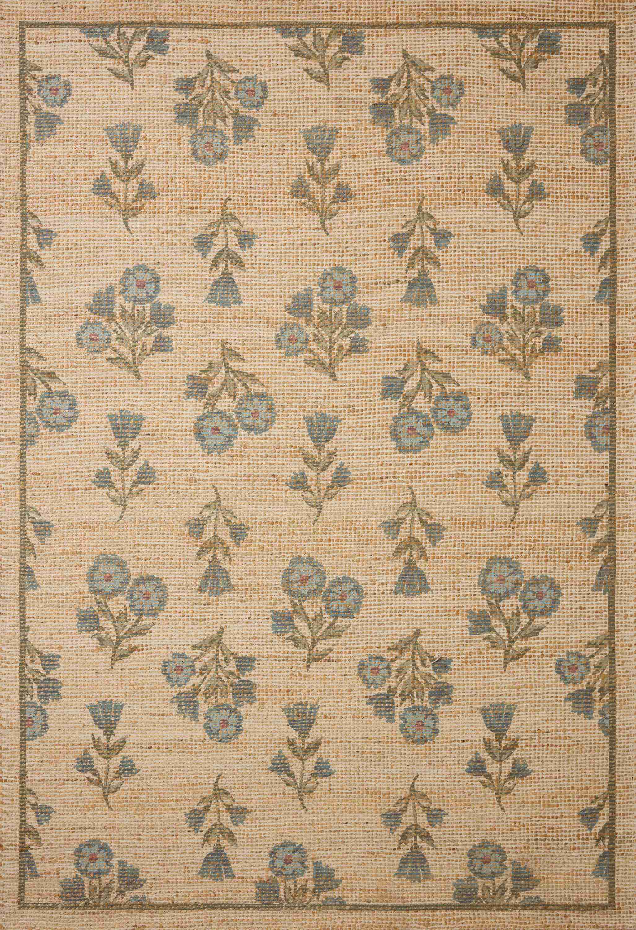 Chris Loves Julia x Loloi Rue Moss / Blue Rug - Image 1
