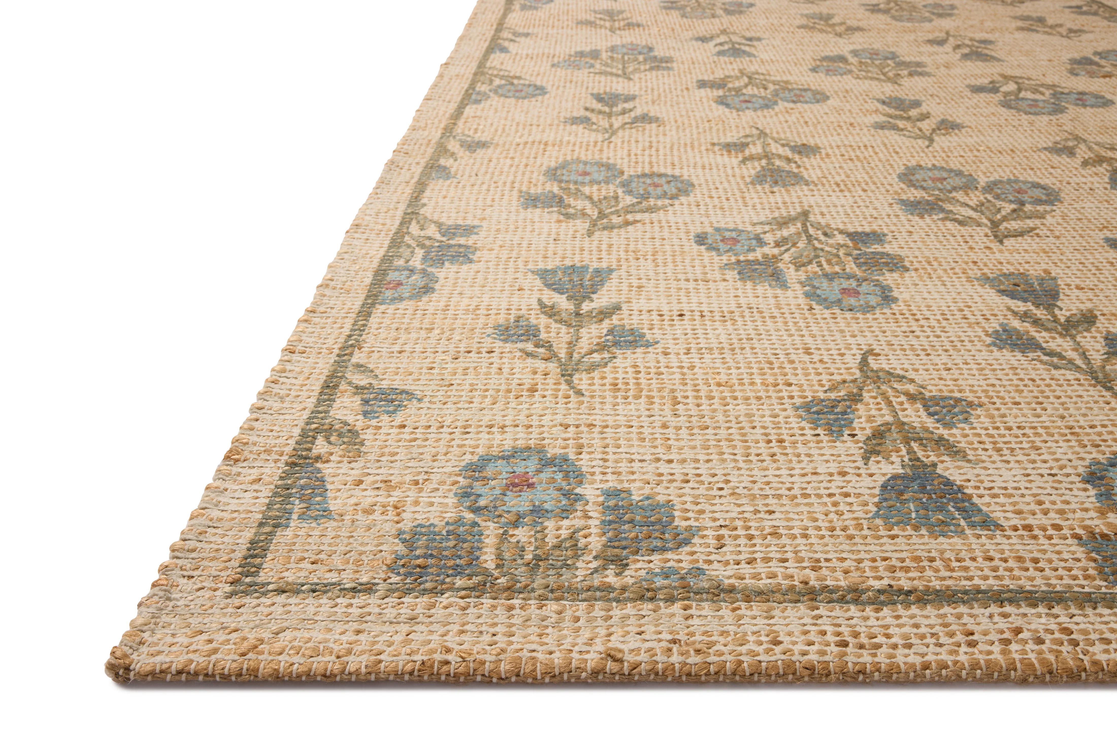 Chris Loves Julia x Loloi Rue Moss / Blue Rug - Image 2