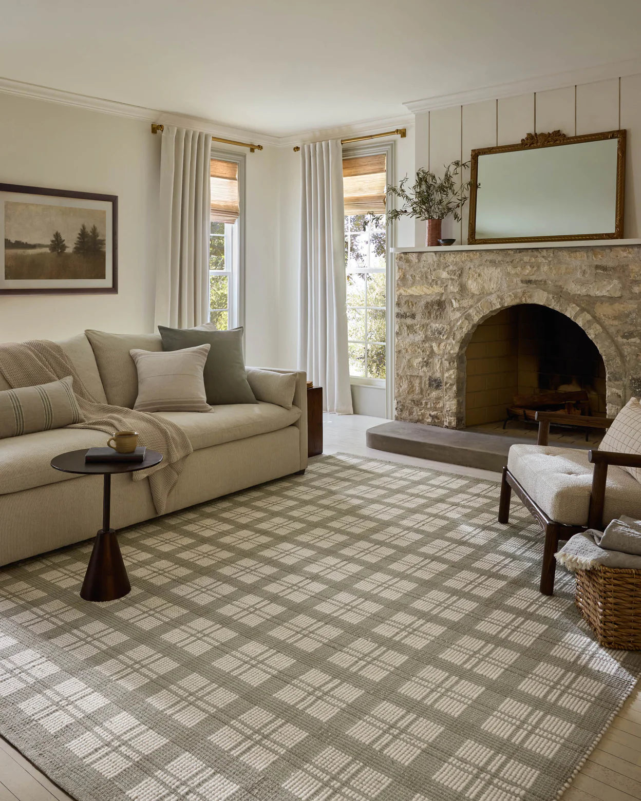 Magnolia Home by Joanna Gaines x Loloi Ryder Sage / Ivory Rug - Image 2