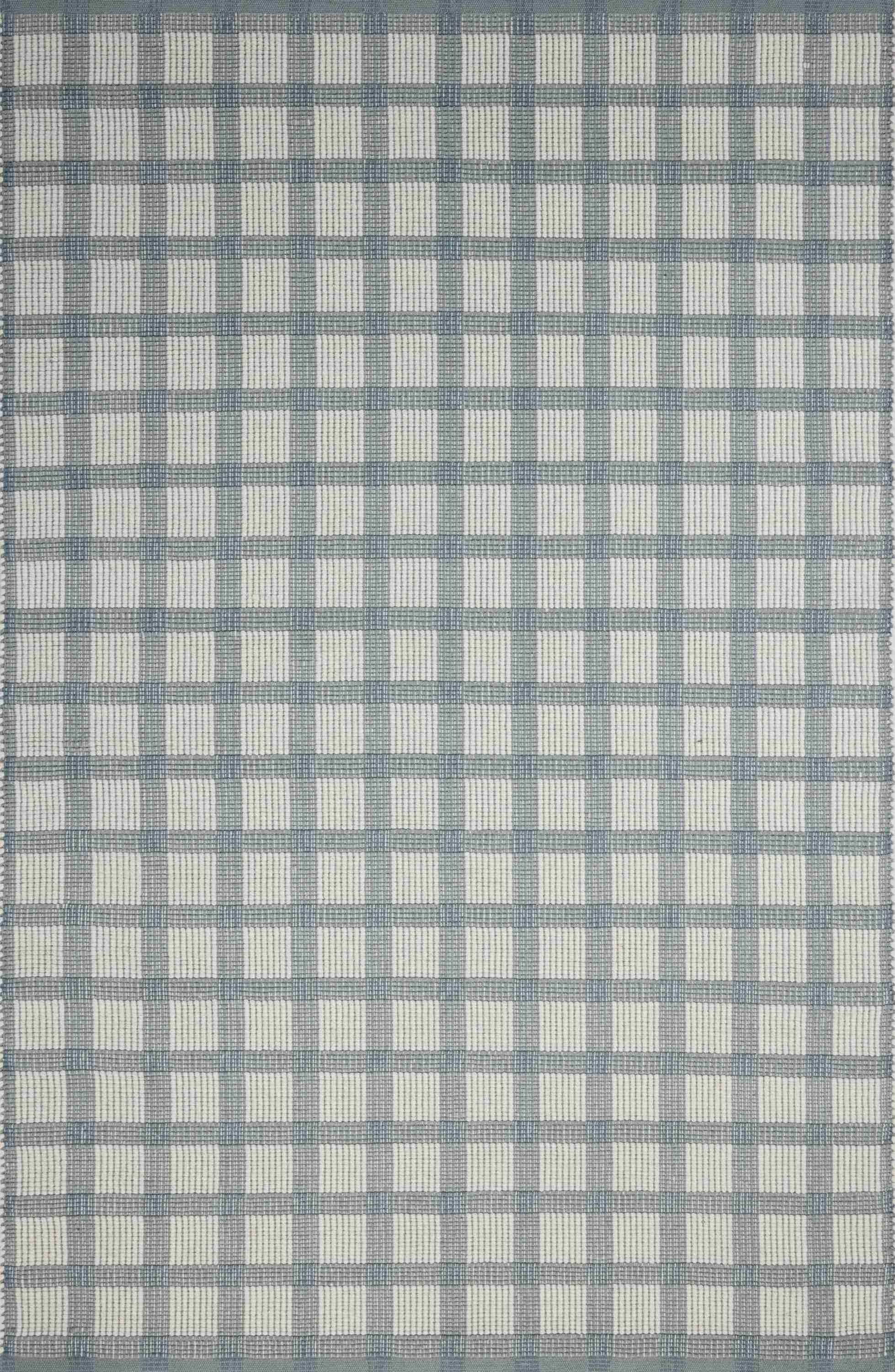 Magnolia Home by Joanna Gaines x Loloi Ryder Blue / Ivory Rug - Image 1
