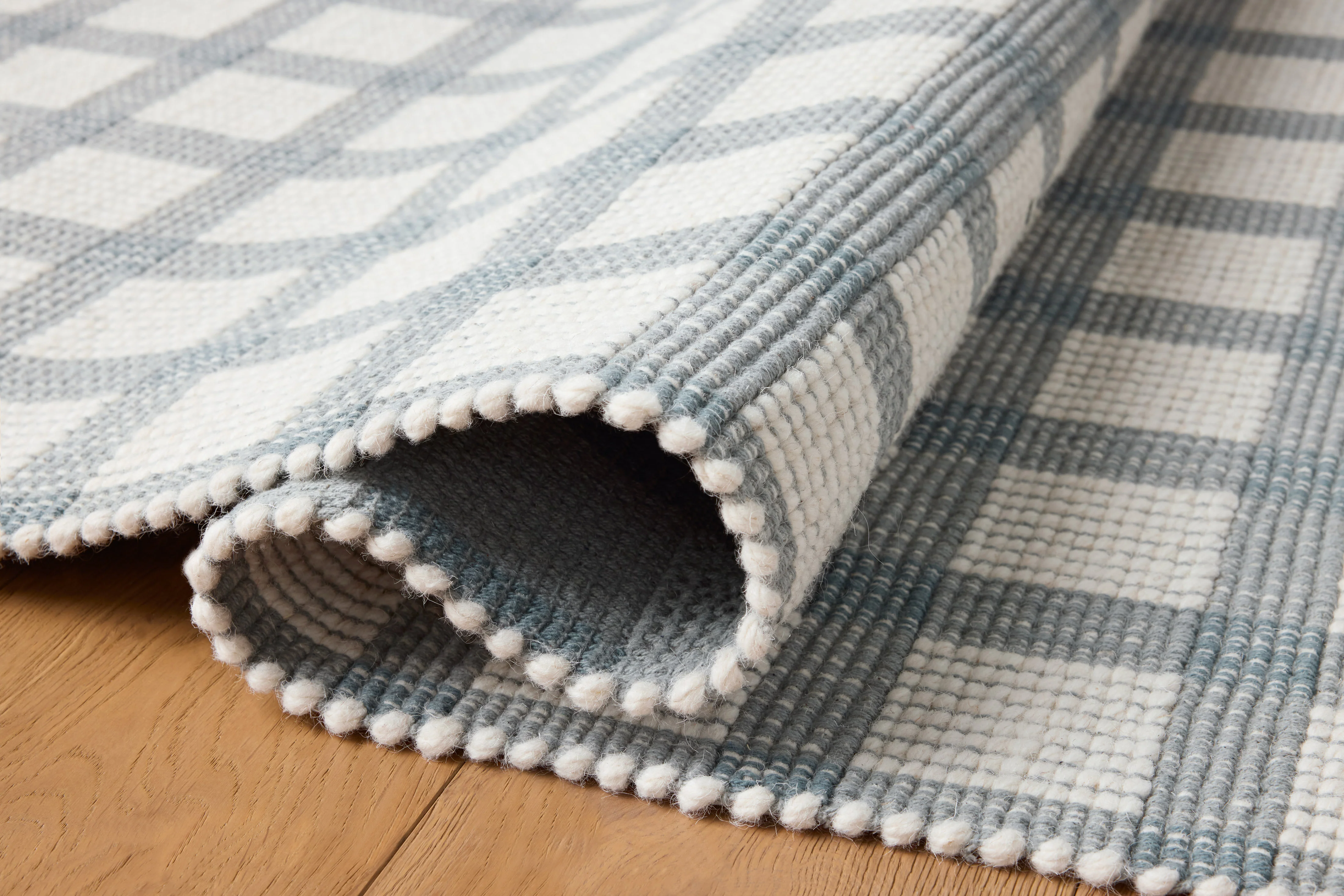 Magnolia Home by Joanna Gaines x Loloi Ryder Blue / Ivory Rug - Image 3