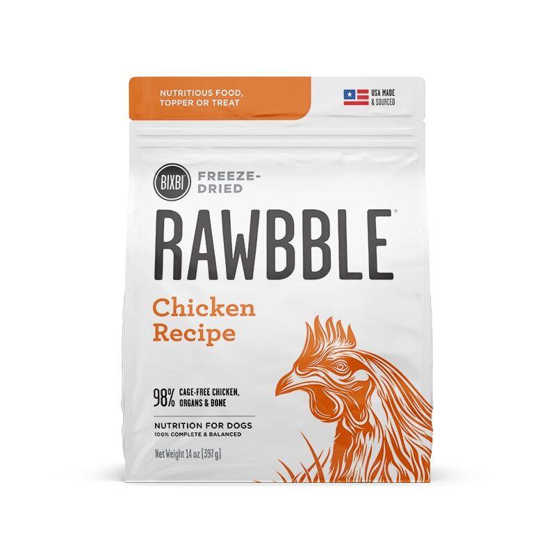 Bixbi Rawbble Freeze Dried Dog 4.5oz Chicken - Image 1