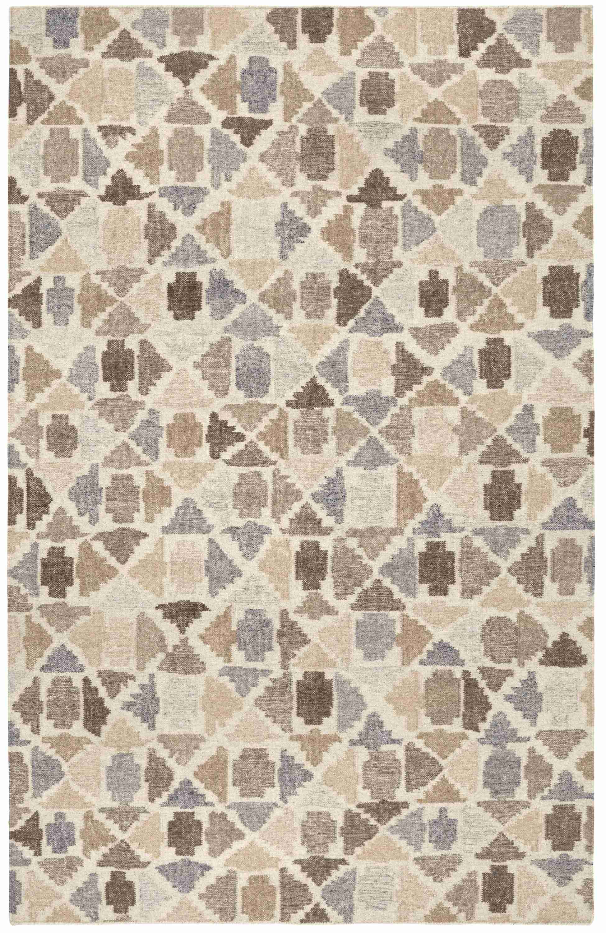 Rufus Stone Kilim Natural Handwoven Wool Rug - Image 1