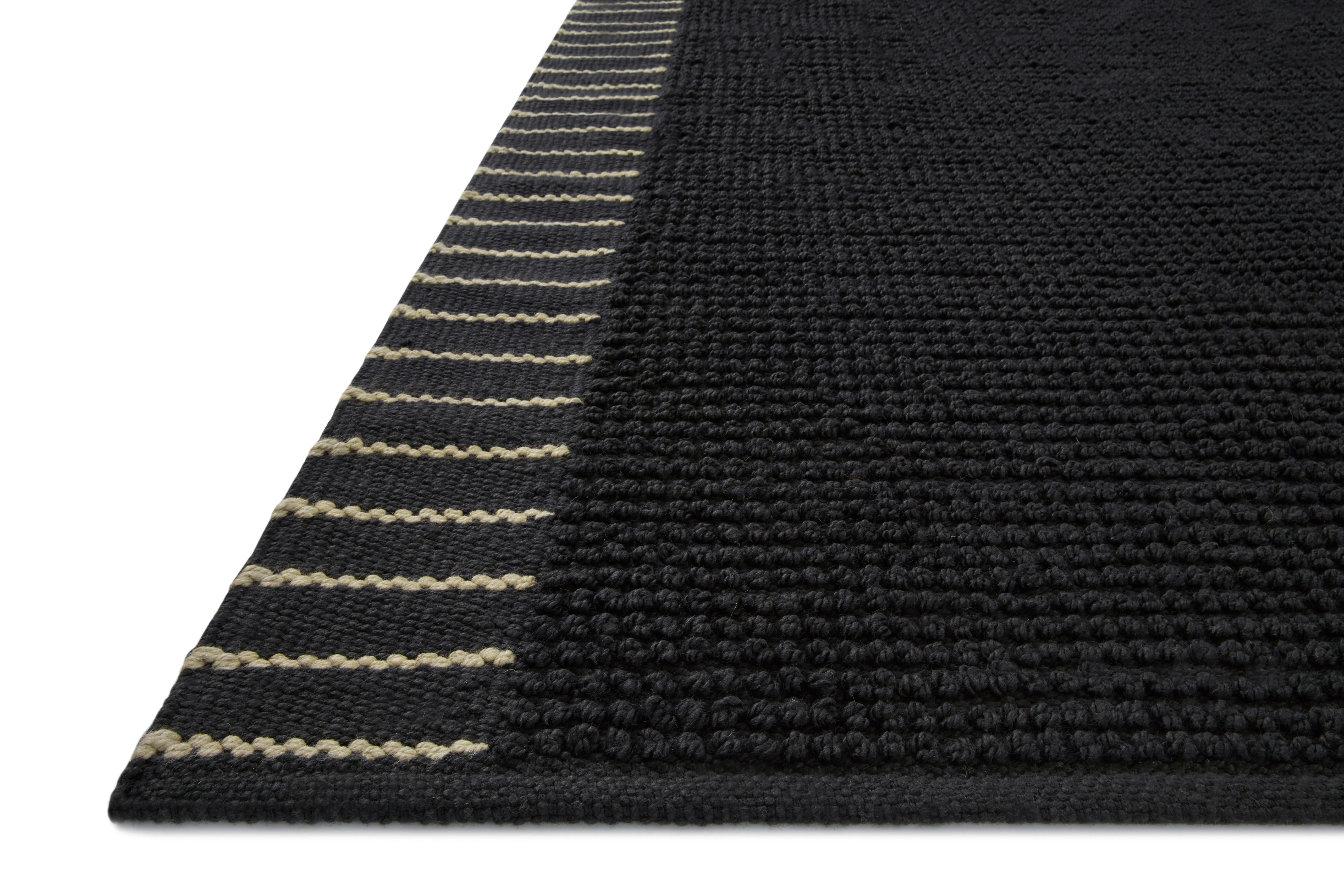 Magnolia Home by Joanna Gaines x Loloi Sadie Black Rug - Image 2