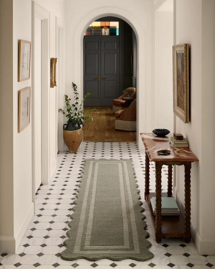 Chris Loves Julia x Loloi, Scottie  Olive / Pebble Rug - Image 2
