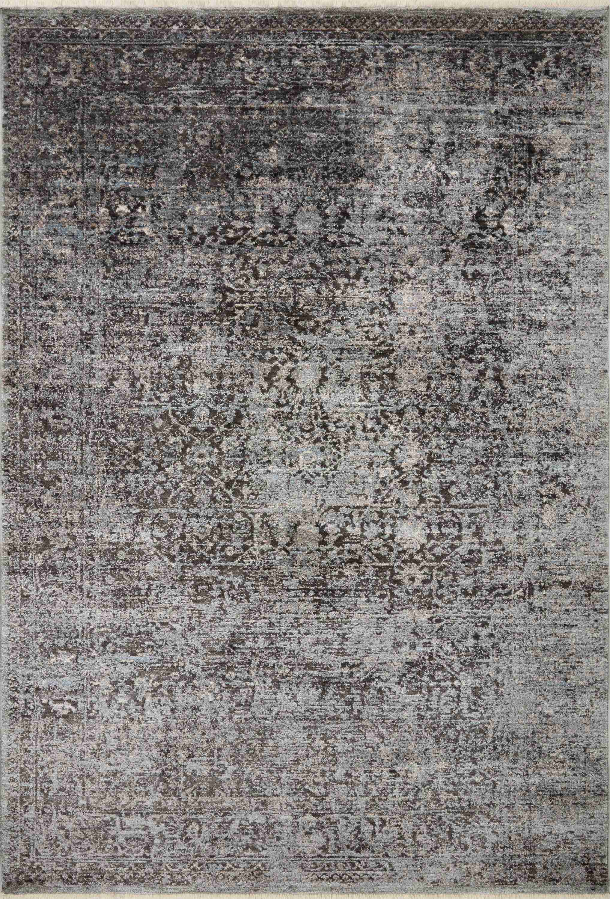 Sonnet Charcoal / Mist Rug - Image 1