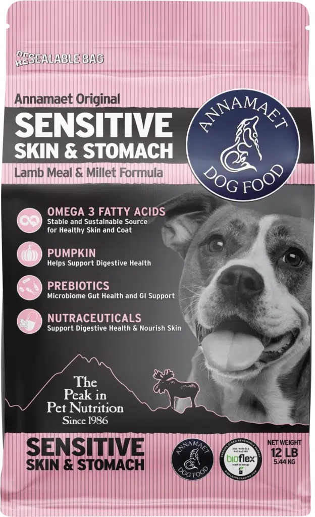 Annamaet Sensitive Skin and Stomach Dry Dog food Lamb and Millet Formula 12lb - Image 1