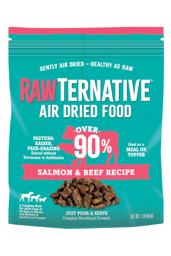 Rawternative Air Dried Dog Food Salmon and Beef 3lb - Image 1