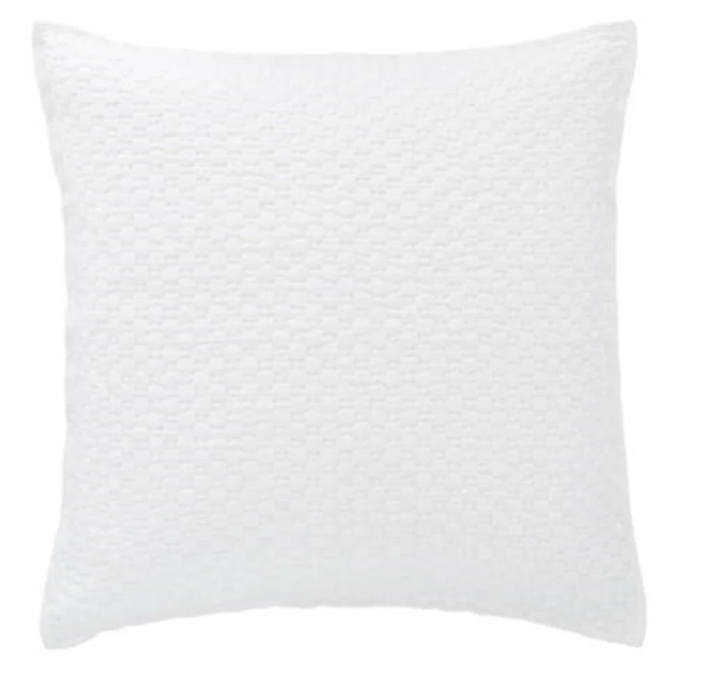 Hallie White Pillow Sham - Image 3