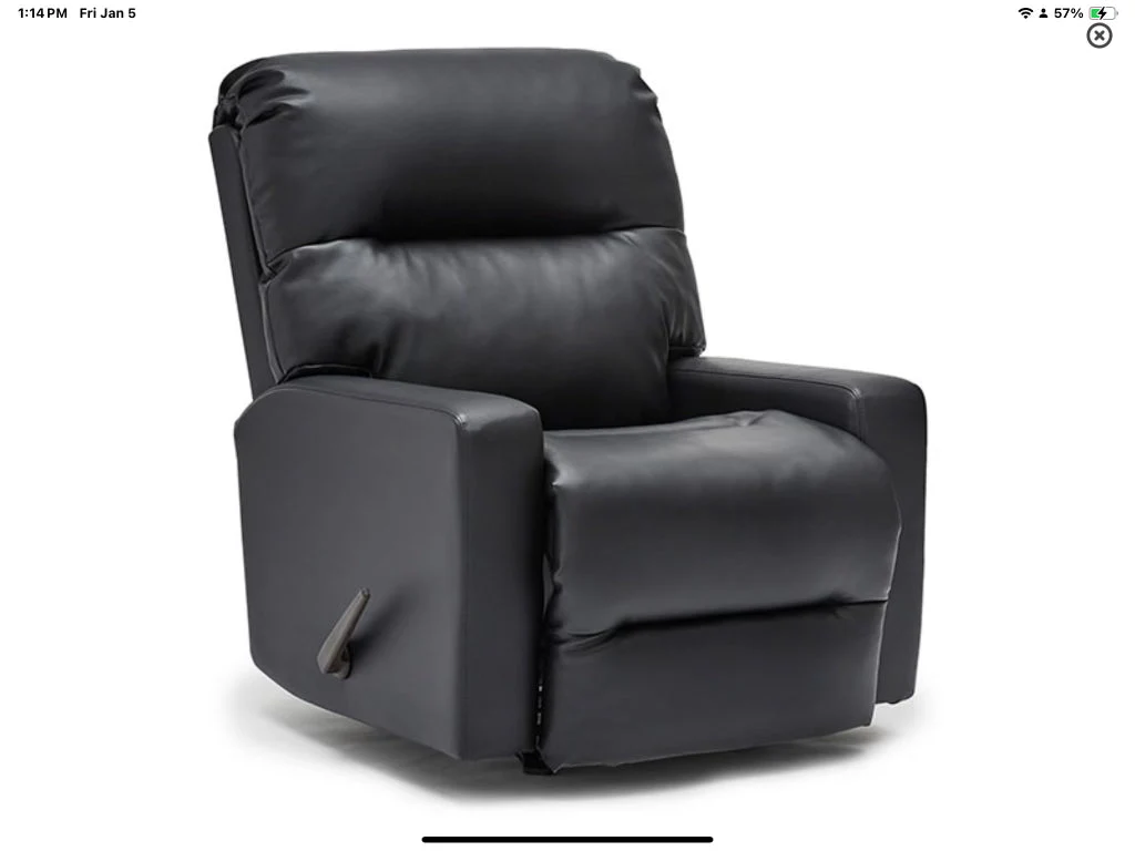 5N14V-37376V BEST WALL SAVER RECLINER - TERRIAN MEDICAL GRADE VINYL - Image 2