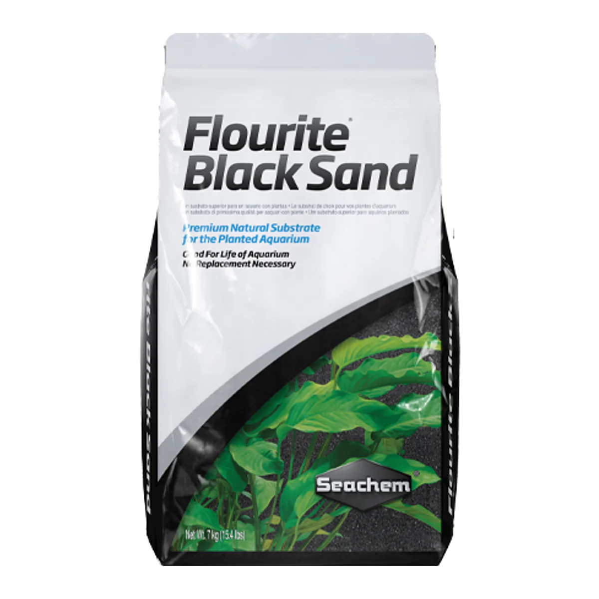 Seachem Flourite Black Sand 15.4 lbs / 7kg Bag - Image 1