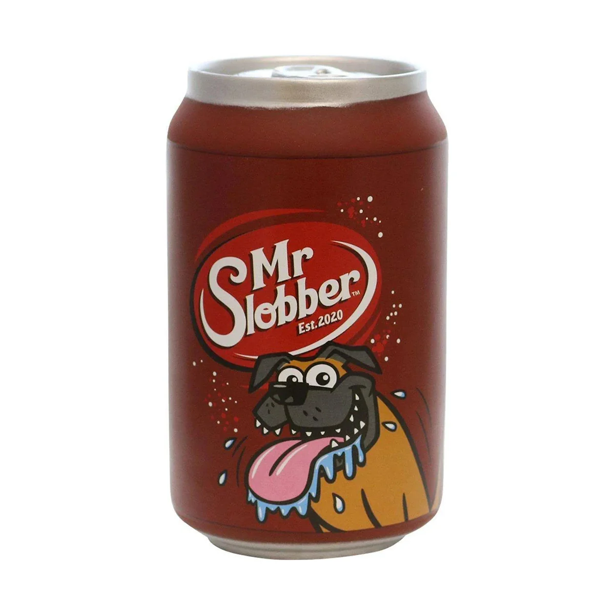 Silly Squeakers Mr Slobber Soda Can Dog Toy - Image 1
