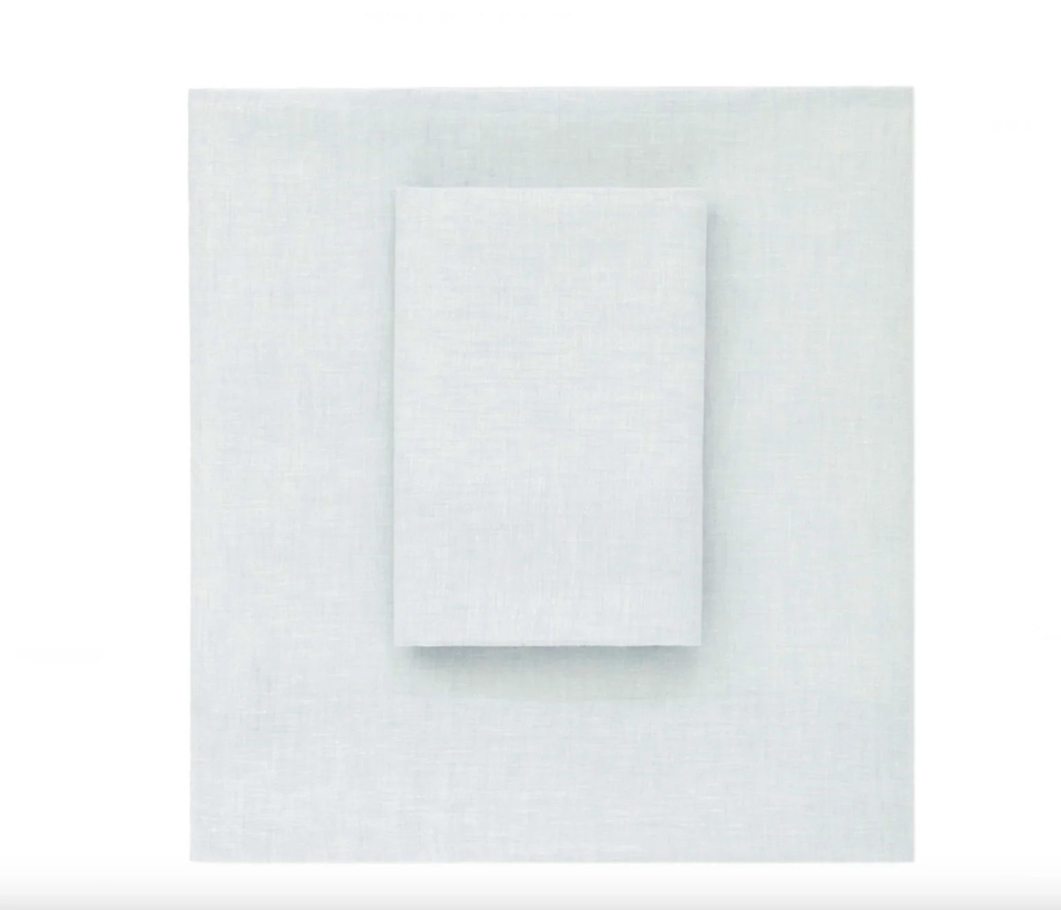 Linen Sheet Set, Sky - Image 3
