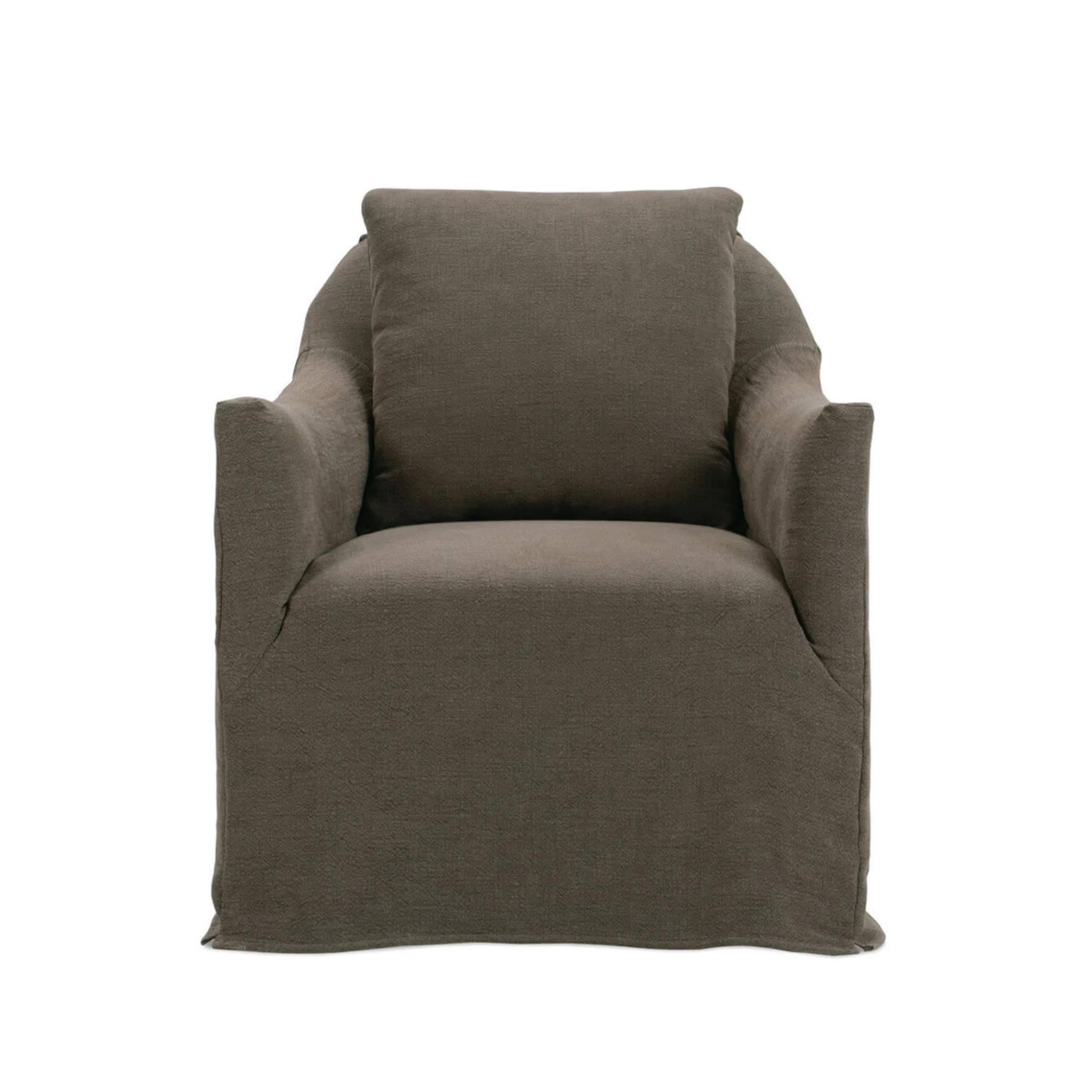 Prairie Slipcovered Swivel Chair - Image 3