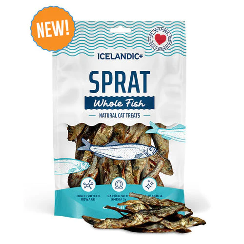 Icelandic Sprat Whole Fish Cat Treats .85oz - Image 1