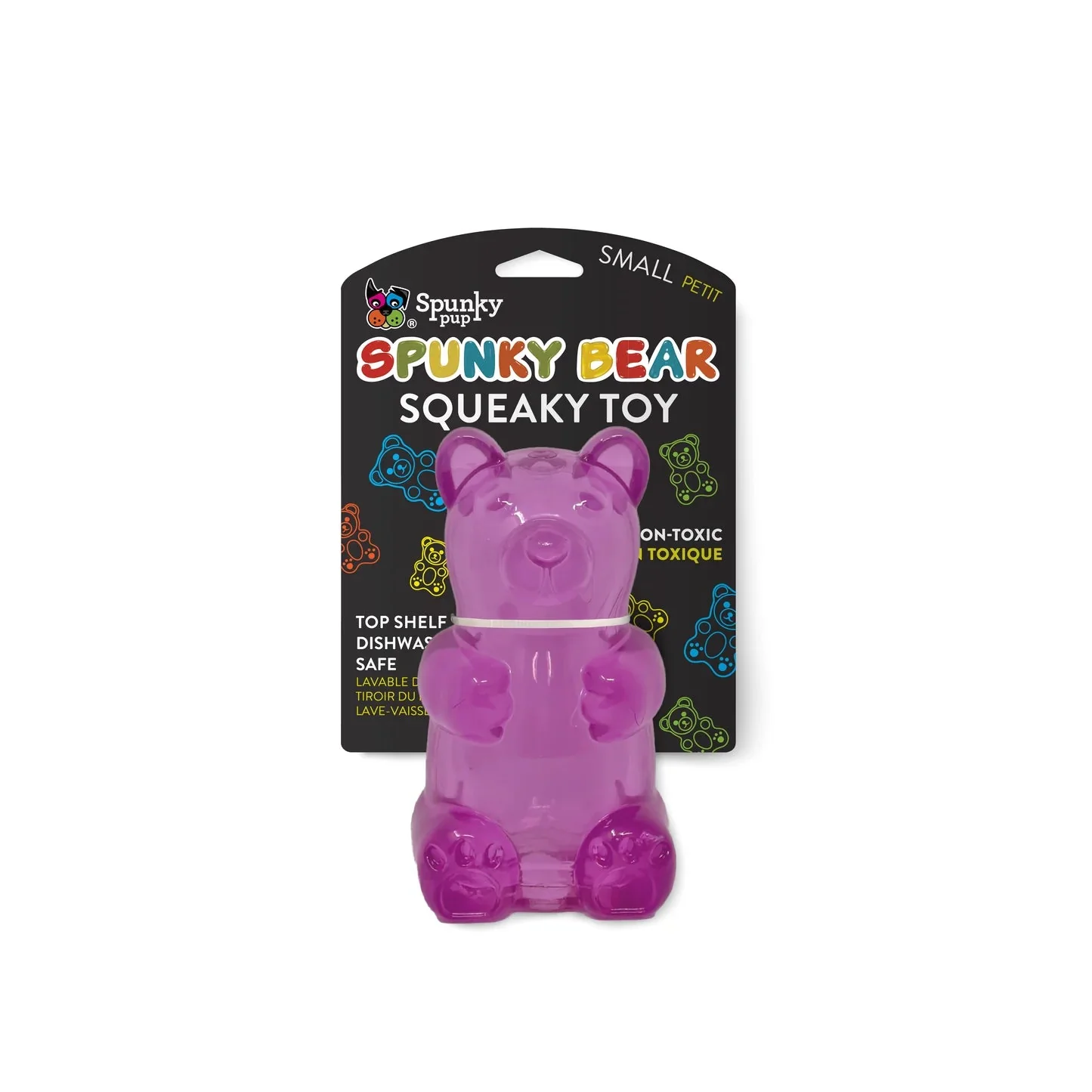 Spunky Pup Squeaky Gummy Bear dog toy - Image 1