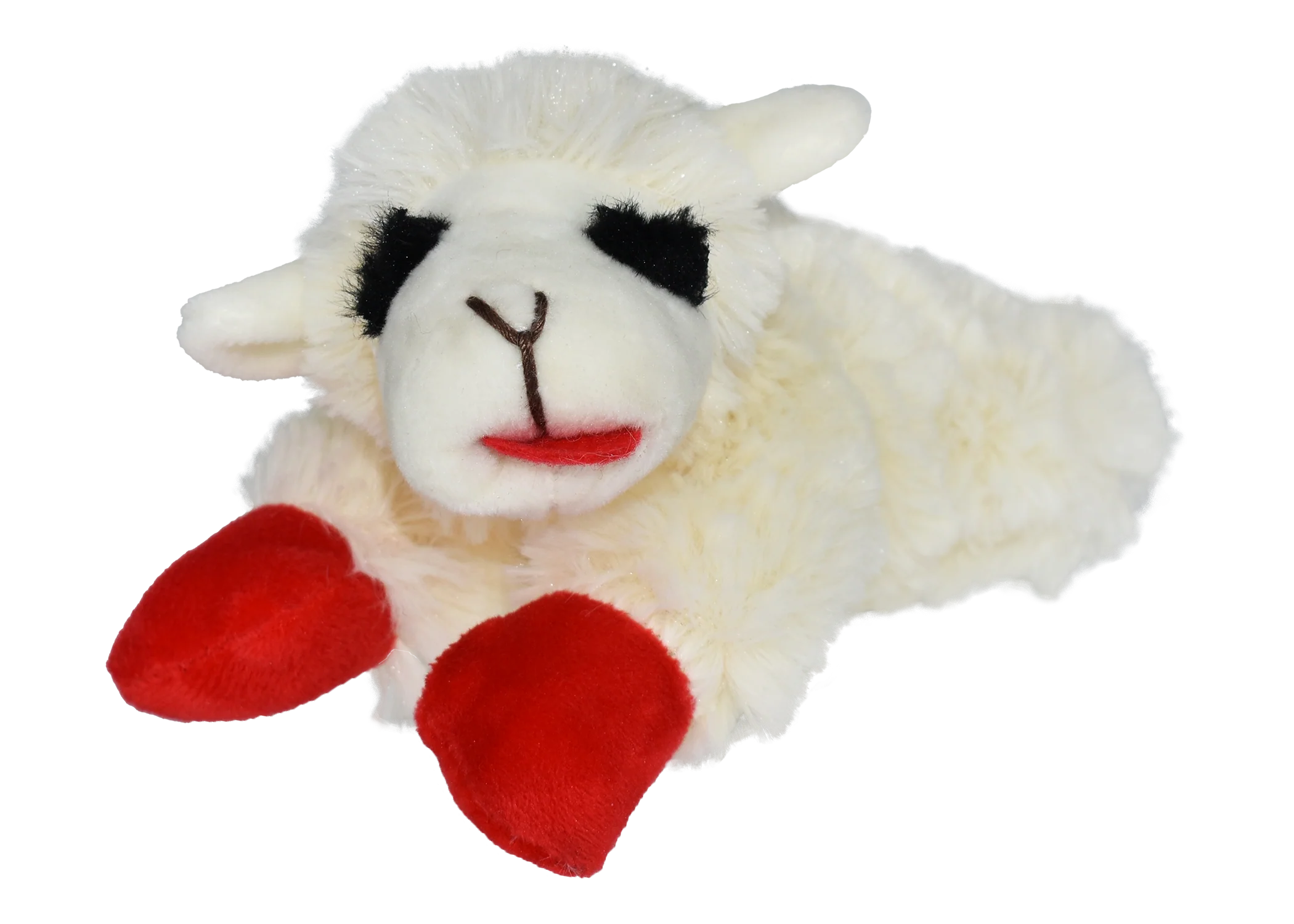 Multipet Plush Dog Toy Lamb Chop 6in - Image 1