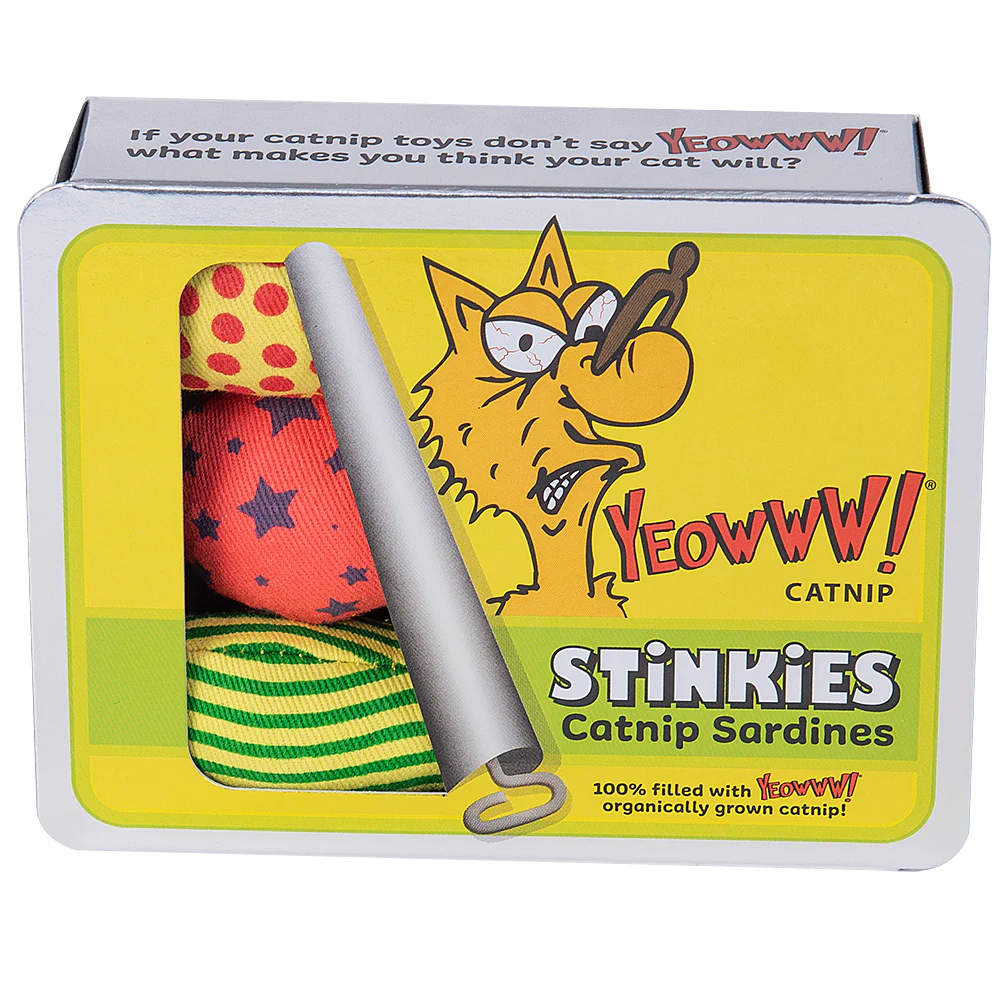Yeowww! Stinkies Catnip Sardines Trio - Image 1